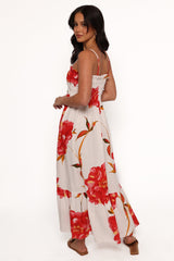 Bridger Maxi Dress - Scarlet Rose