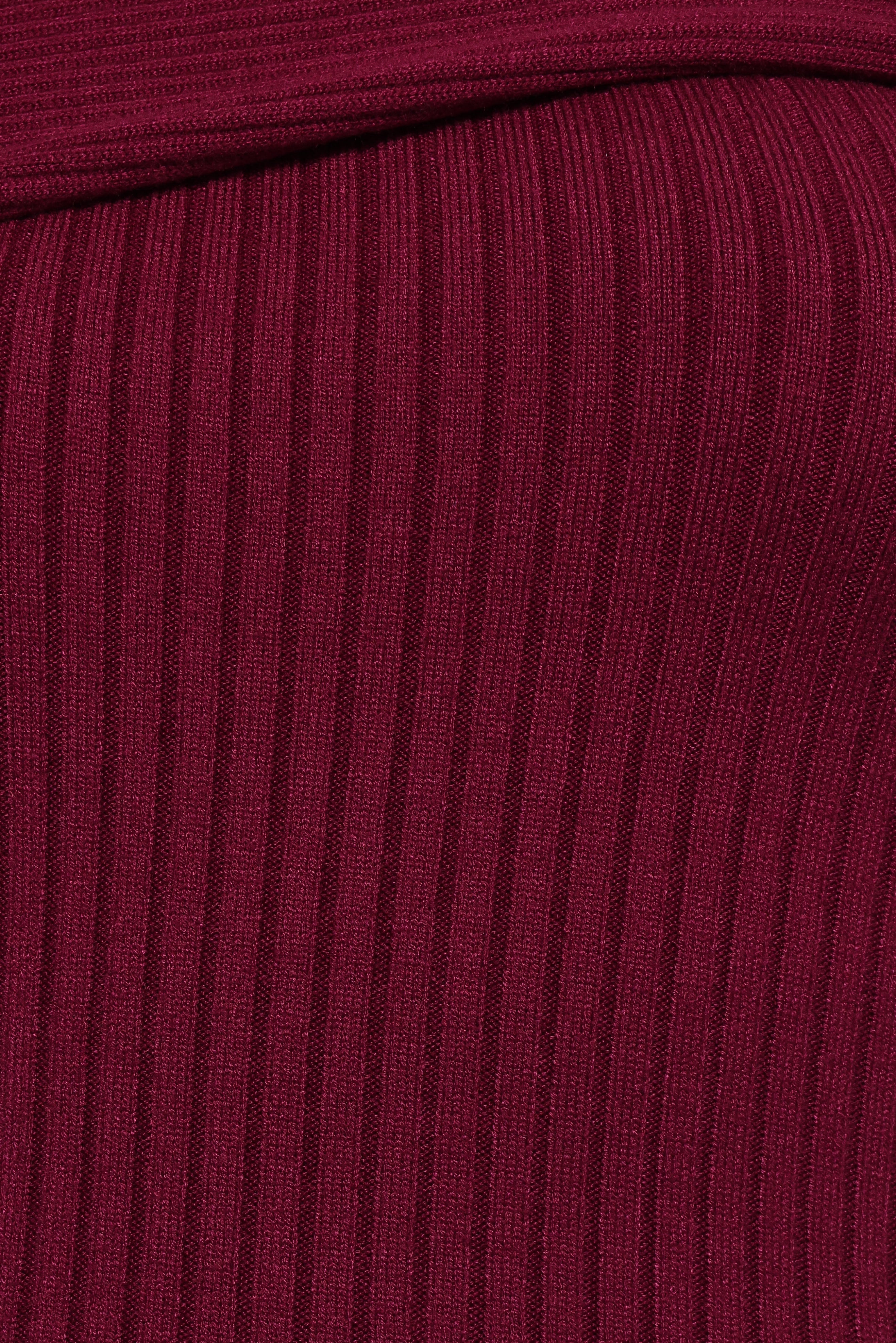 Cammie Long Sleeve Midi Dress - Fuchsia