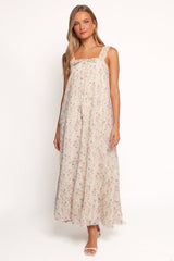 Caroline Maxi Dress - Pink Floral
