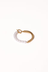 Cascais Bracelet - Gold/Pearl