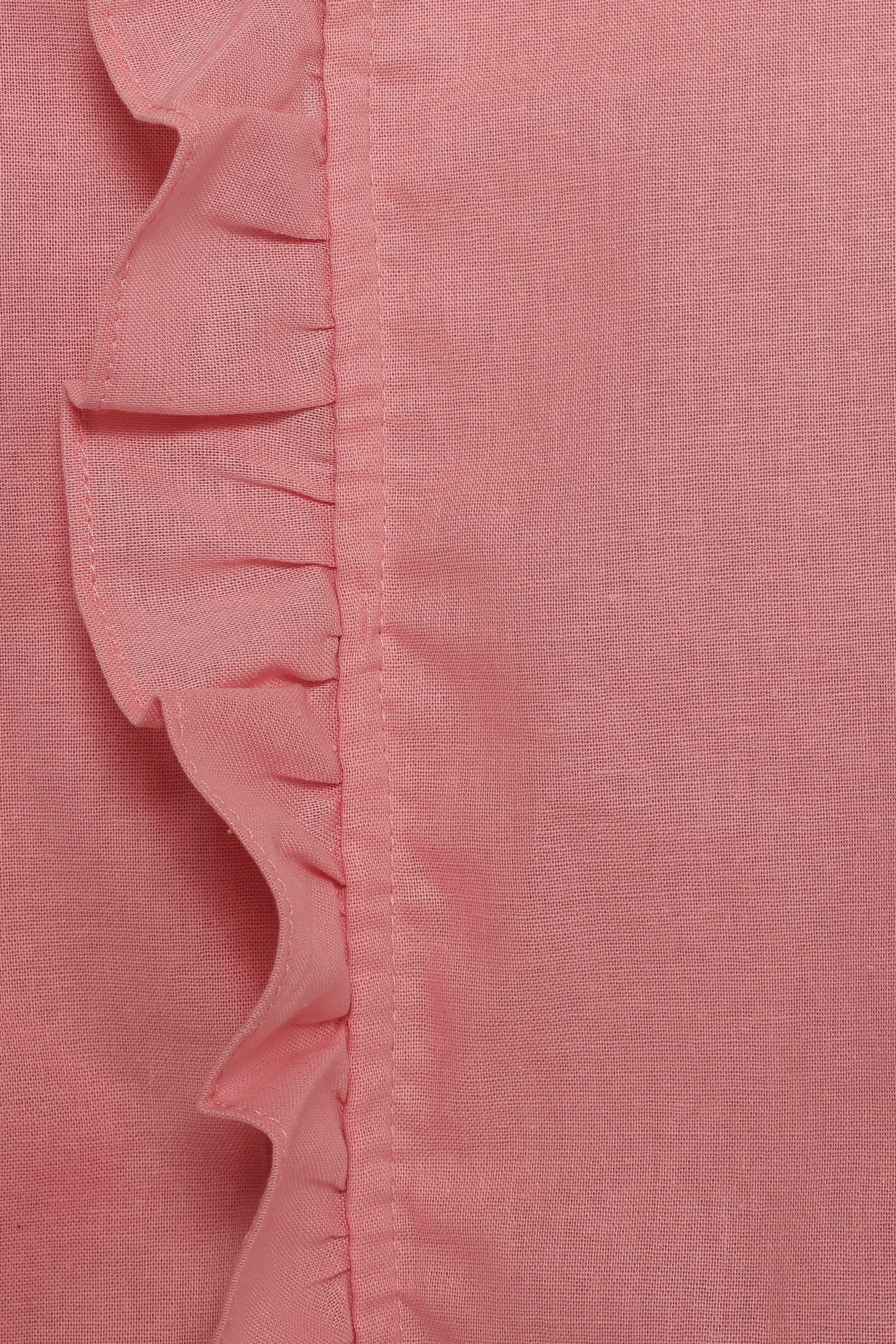 Cassandra Ruffle Mini Dress - Pale Pink