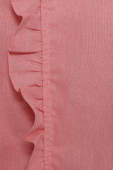 Cassandra Ruffle Mini Dress - Pale Pink