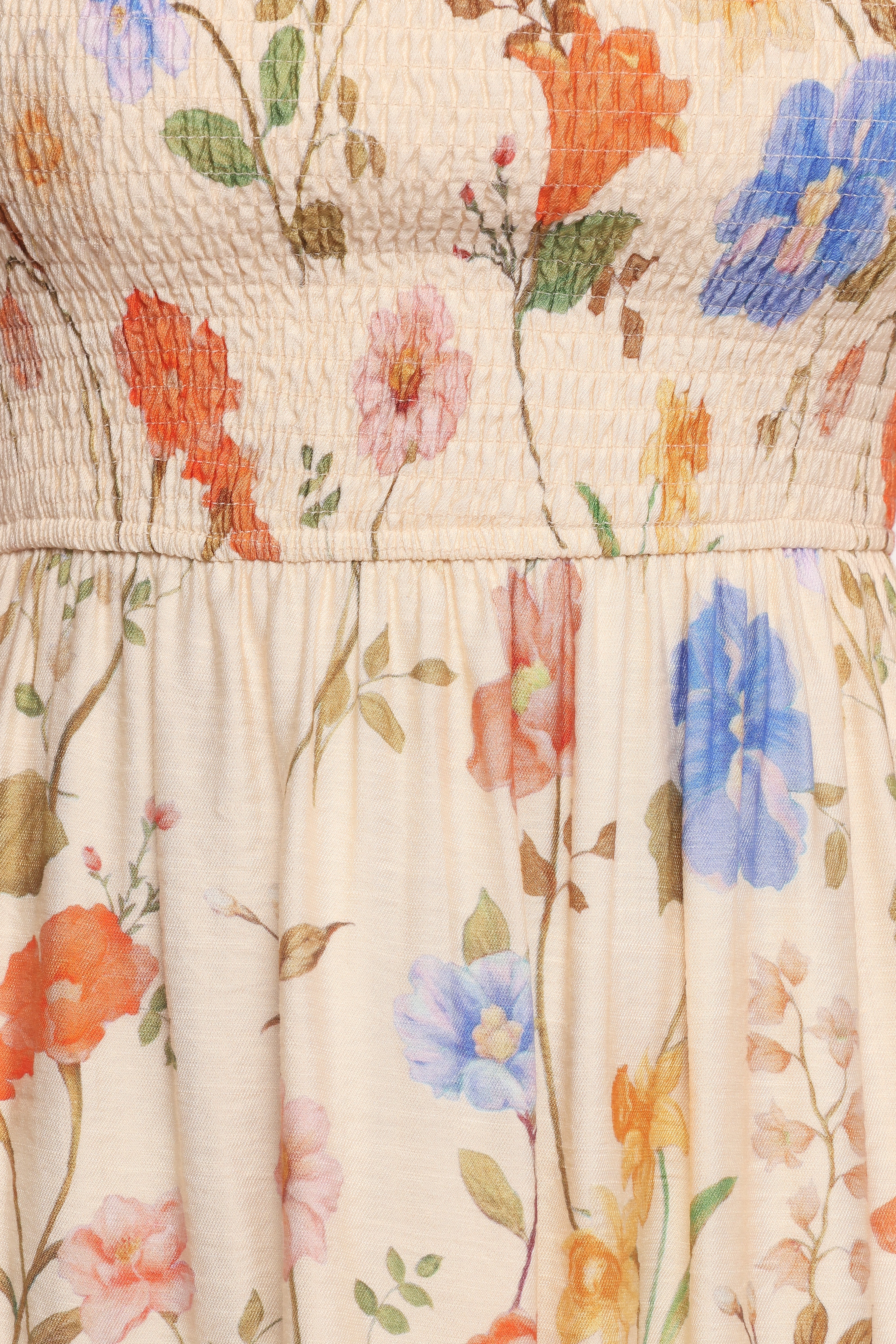 Cecelia Puff Sleeve Maxi Dress - Floral