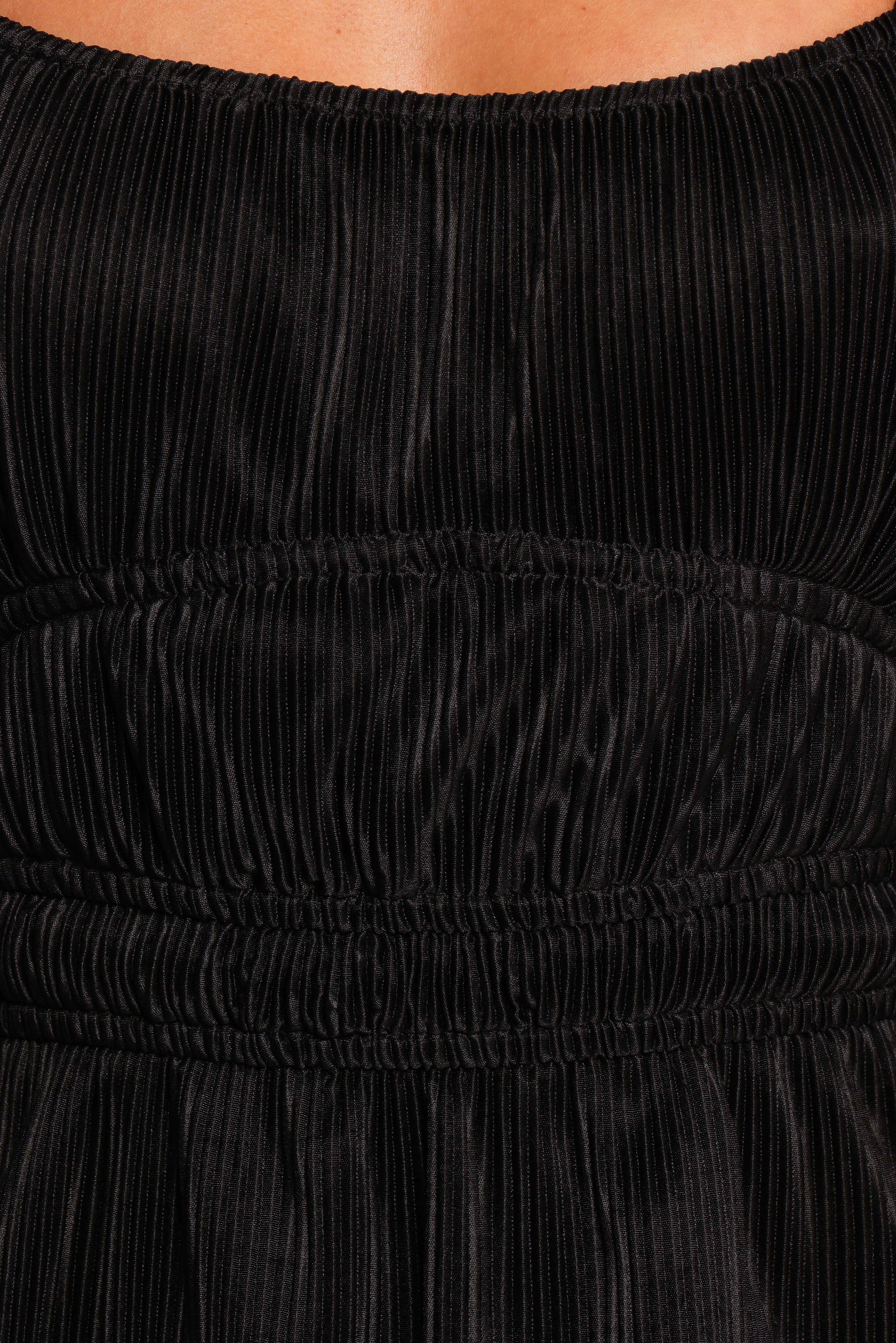 Ceppia Plisse Top - Black