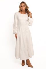 Cilla Midi Dress - White