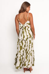 Cora Maxi Dress - Green