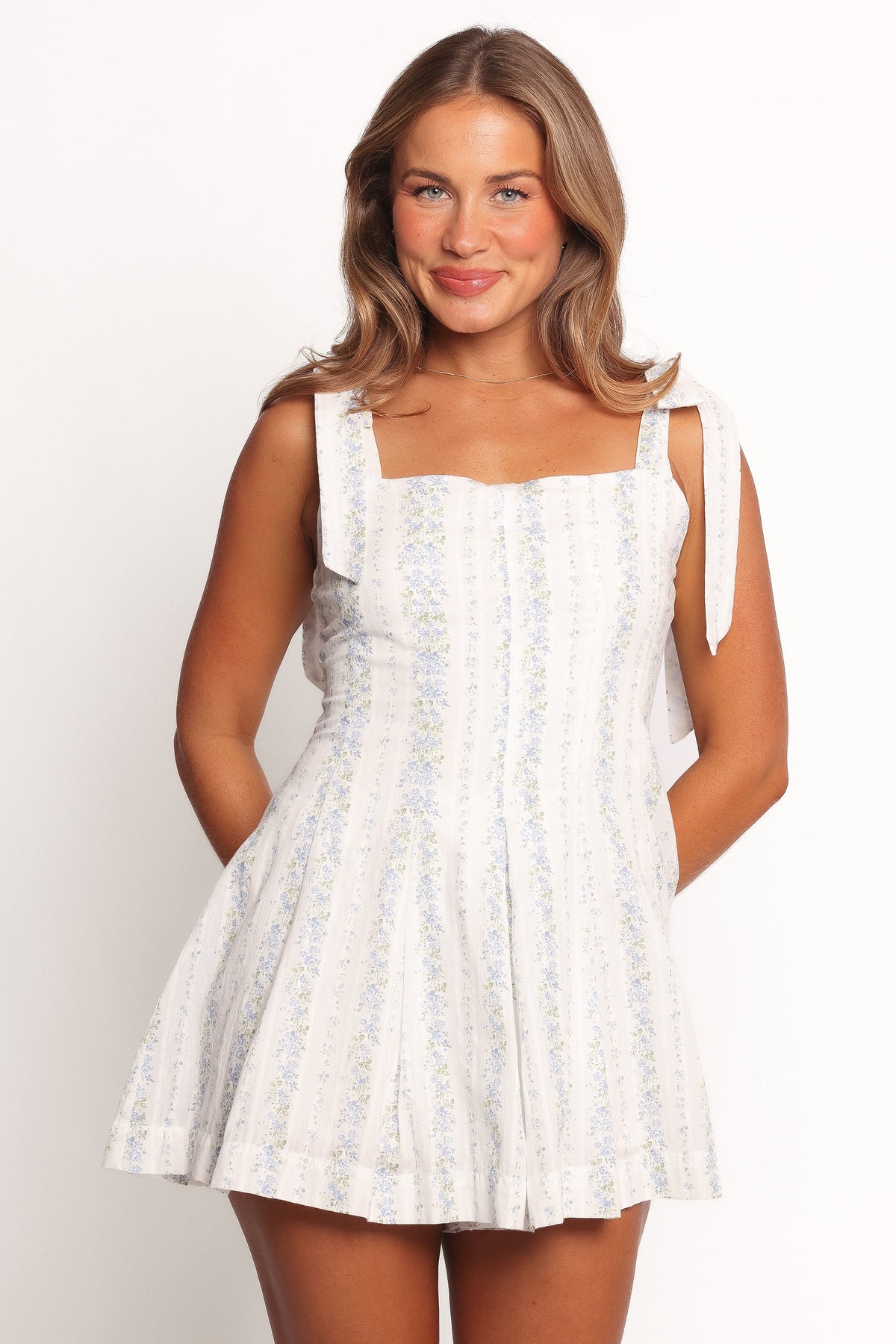 Dariah Romper - Blue