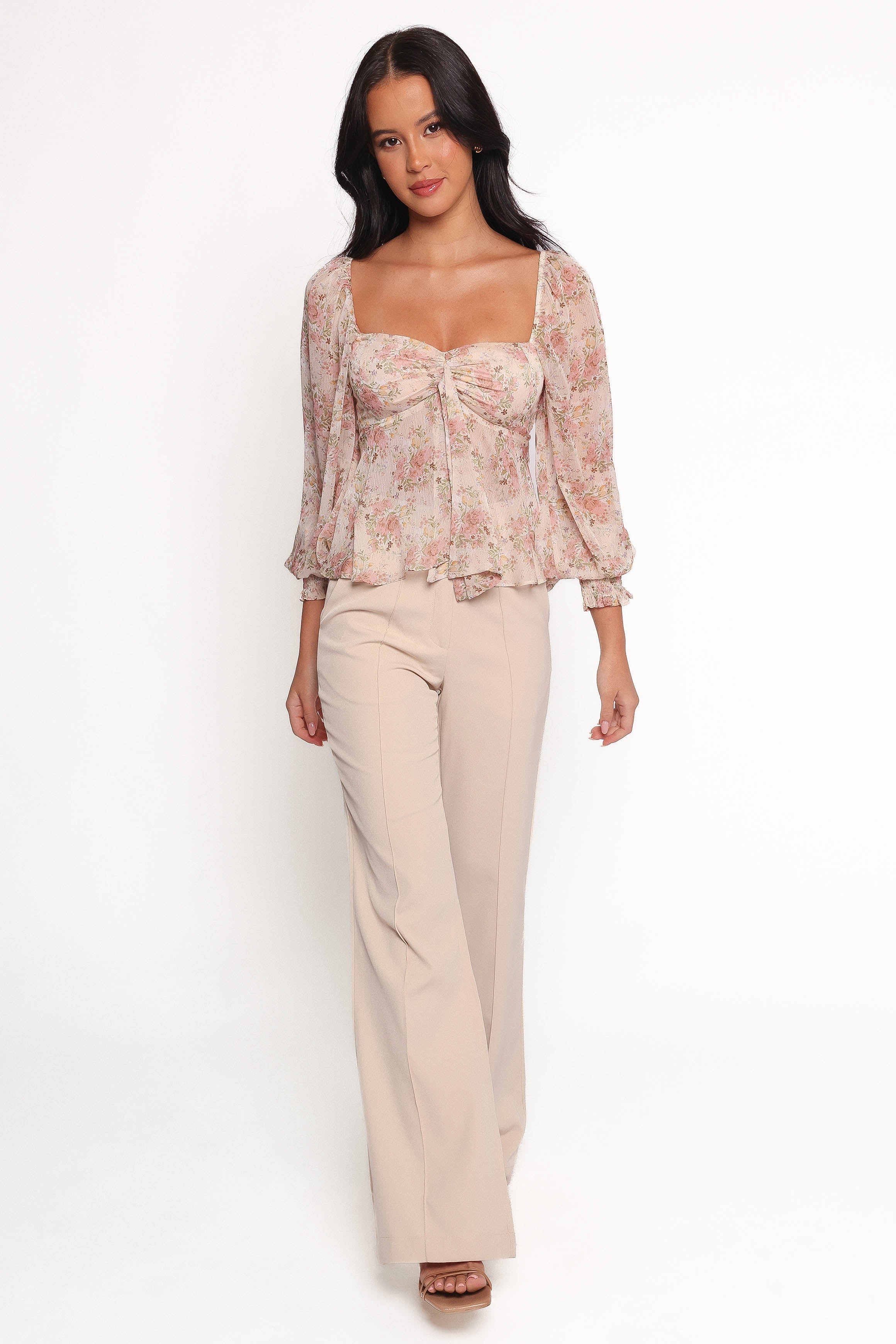 Darrie Long Sleeve Top - Blush