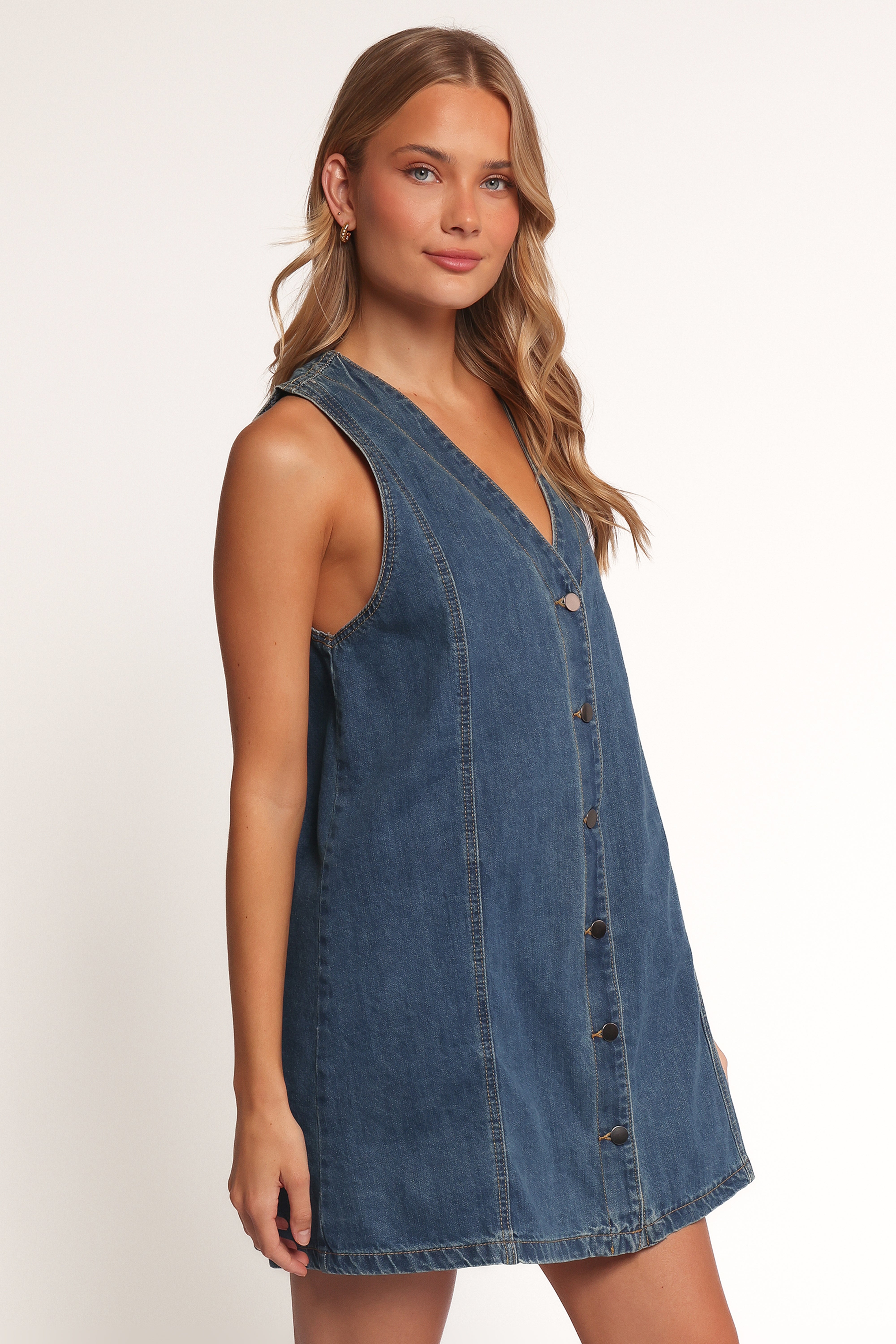 Dawson Mini Dress - Indigo Denim