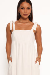 Edison Midi Dress - White