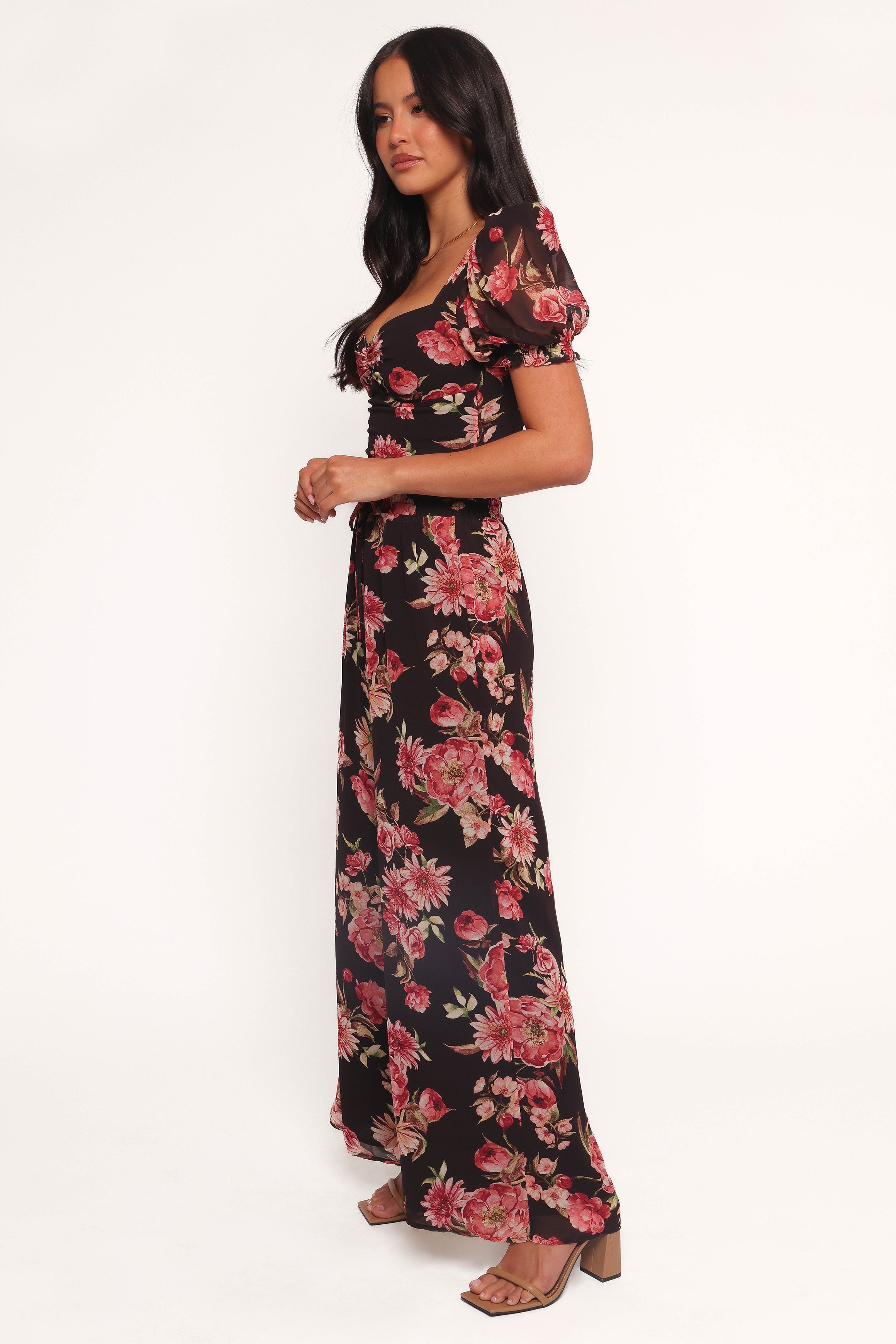 Estie Pants - Black Floral