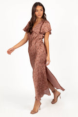 Flossy Maxi Dress - Mauve