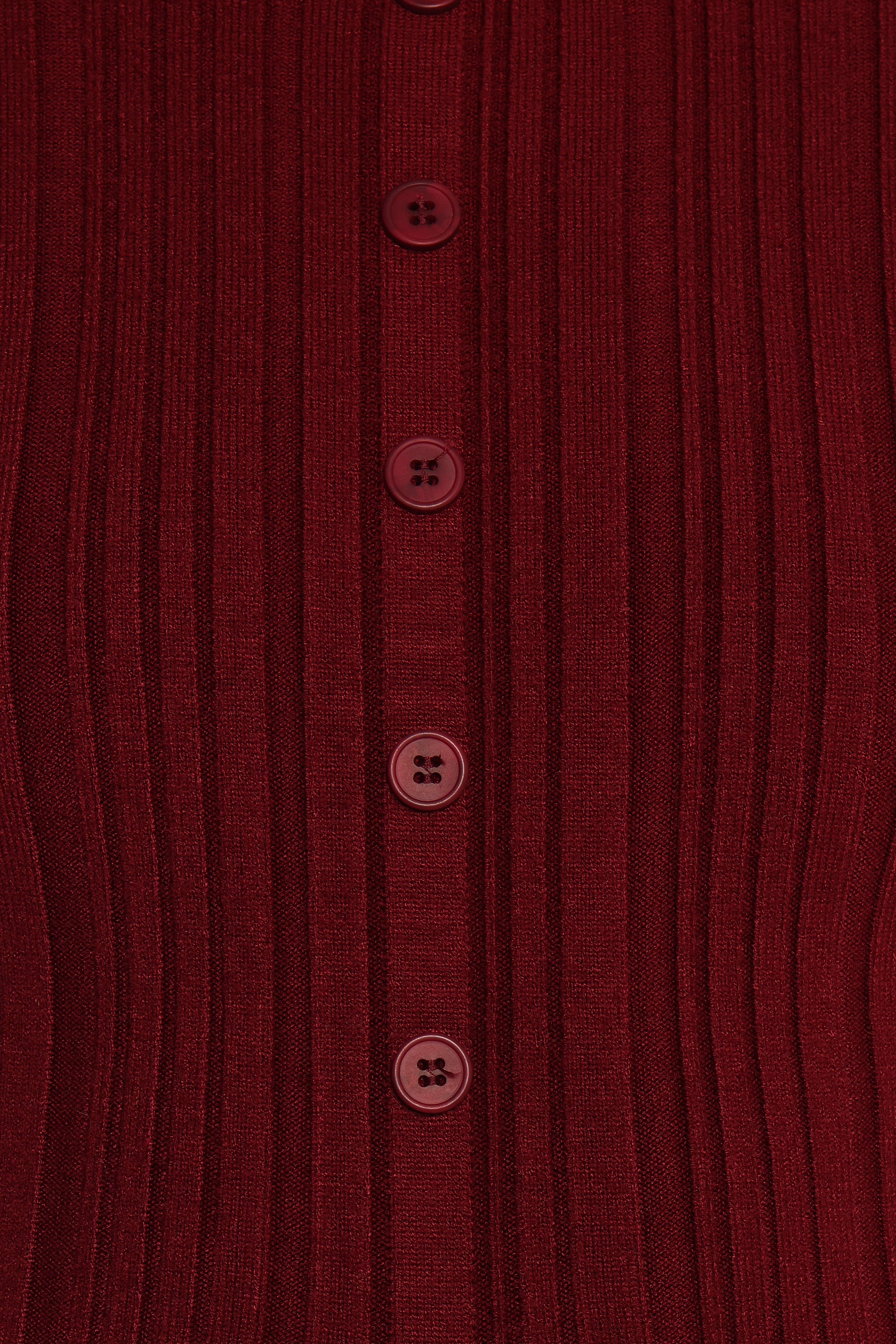 Hatte Cardigan Top - Dark Cherry