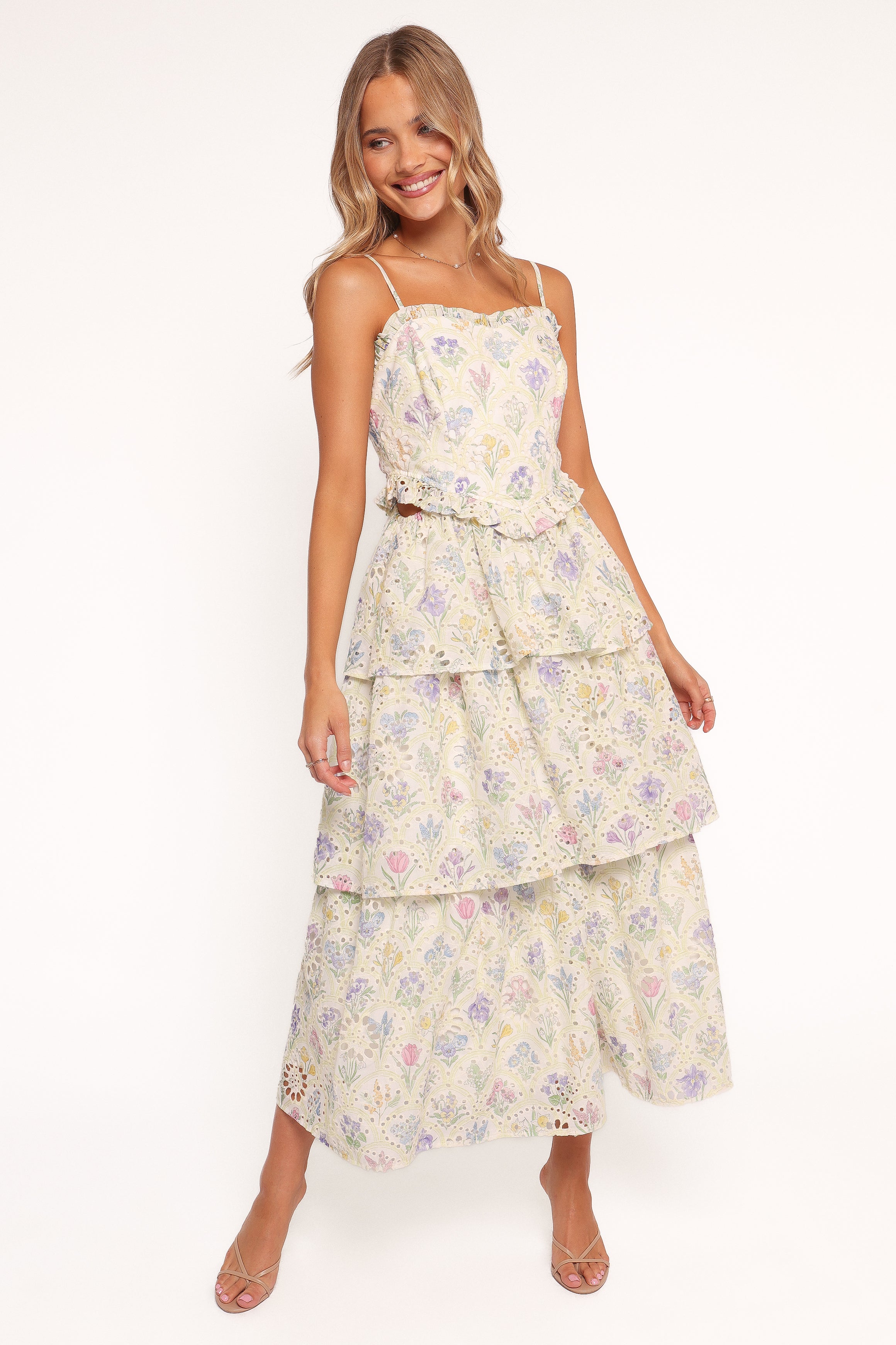 Iveta Midi Dress - Multi Floral