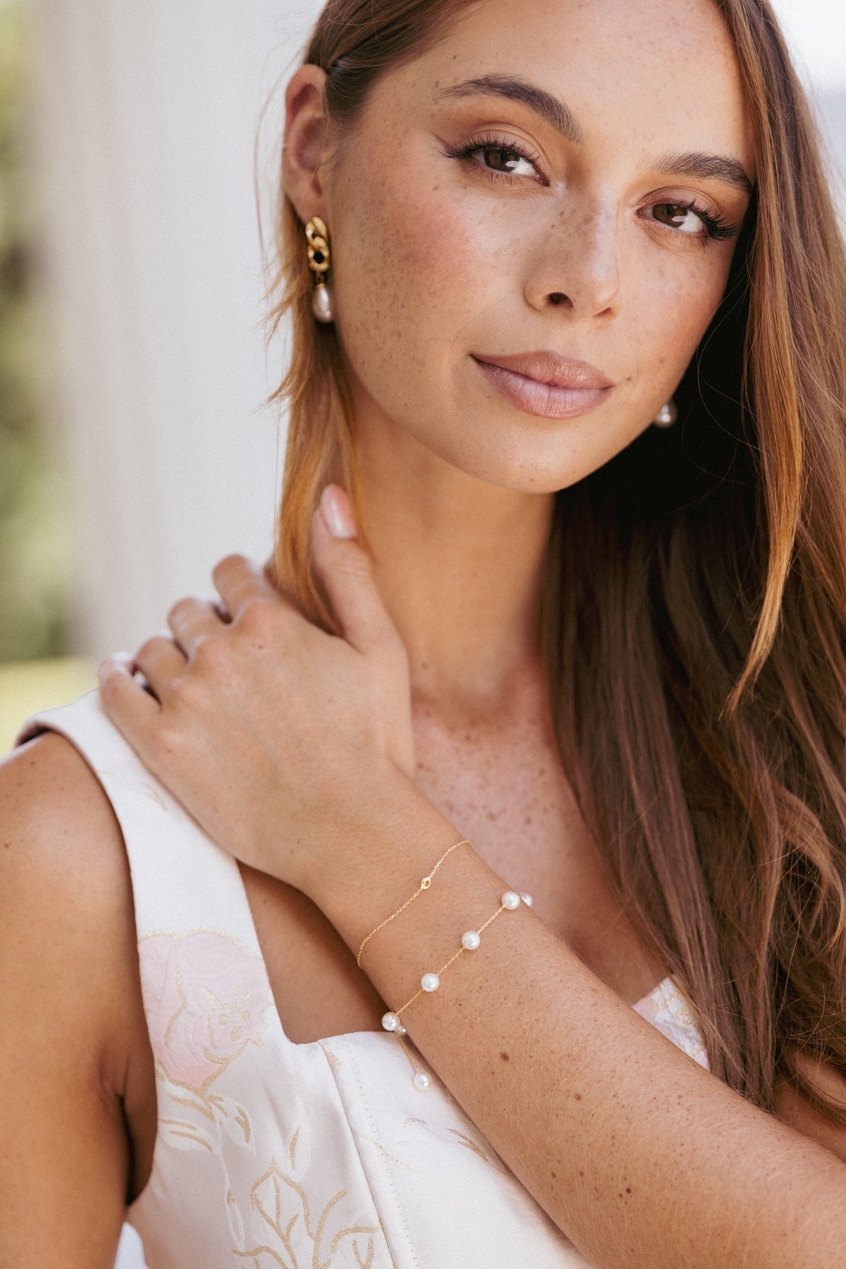 Jasmine Bracelet - Pearl