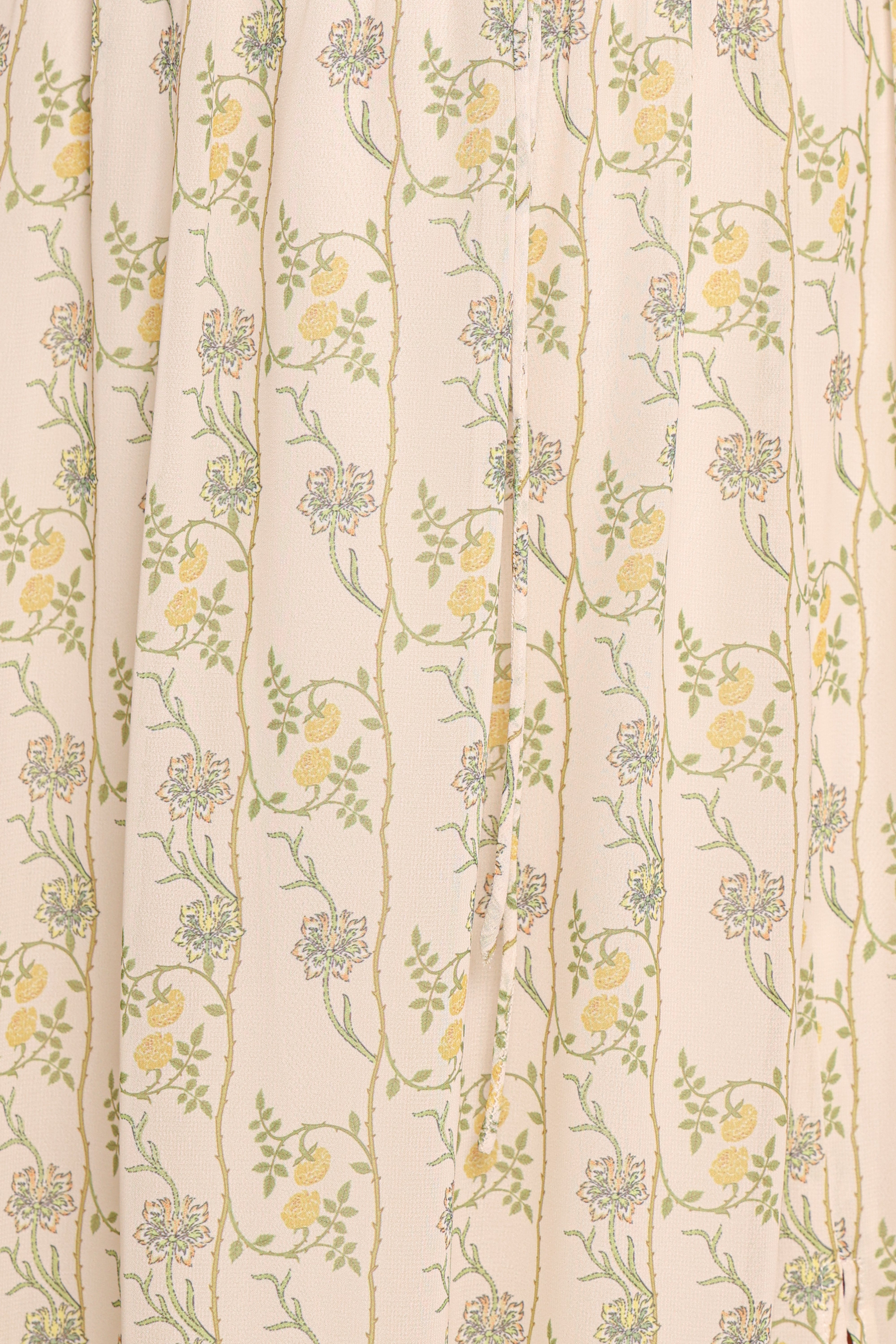 Keziah Long Sleeve Maxi Dress - Yellow Floral