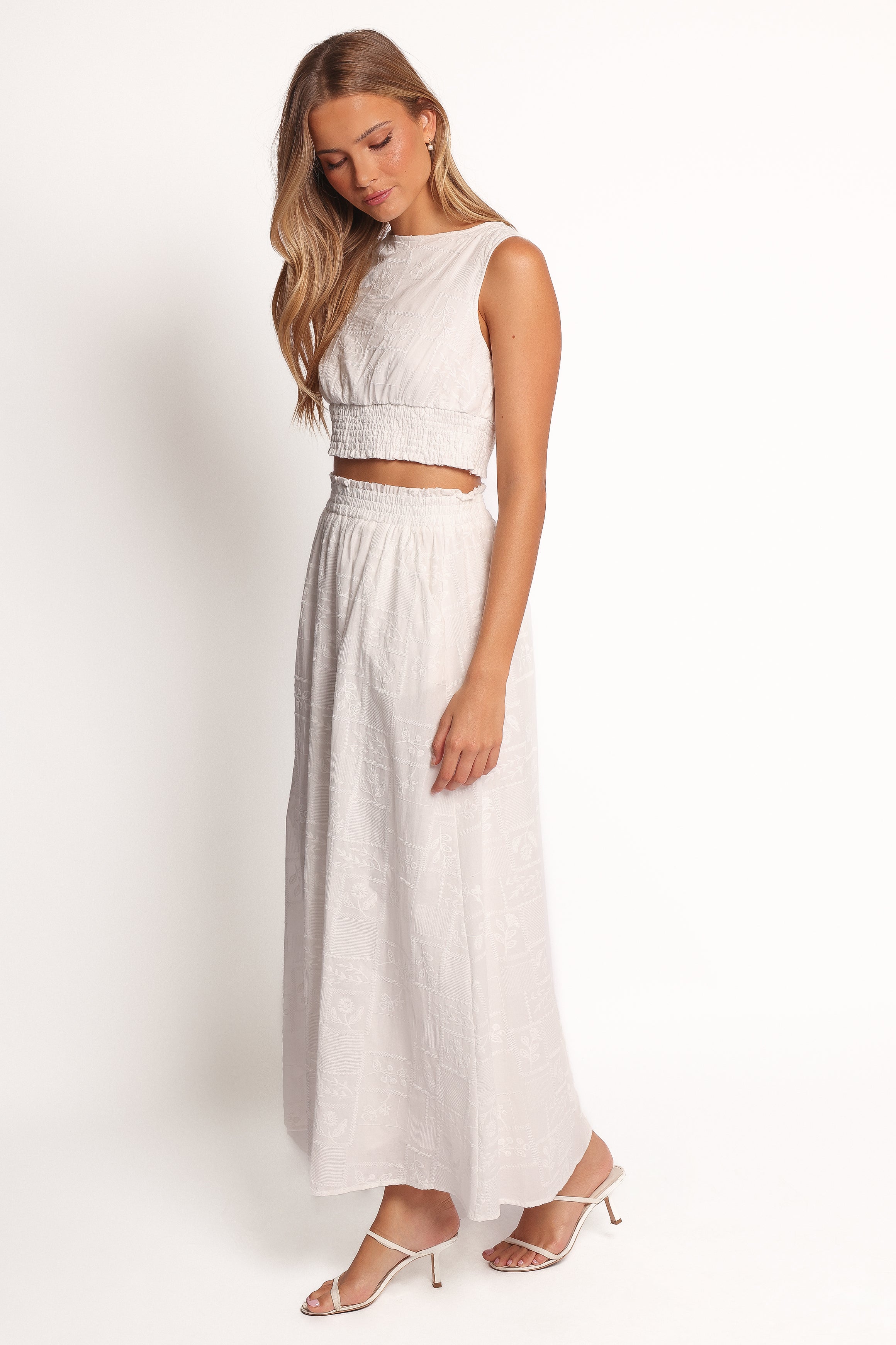 Kimora Maxi Skirt - White