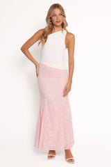 Larina Maxi Skirt - Pink