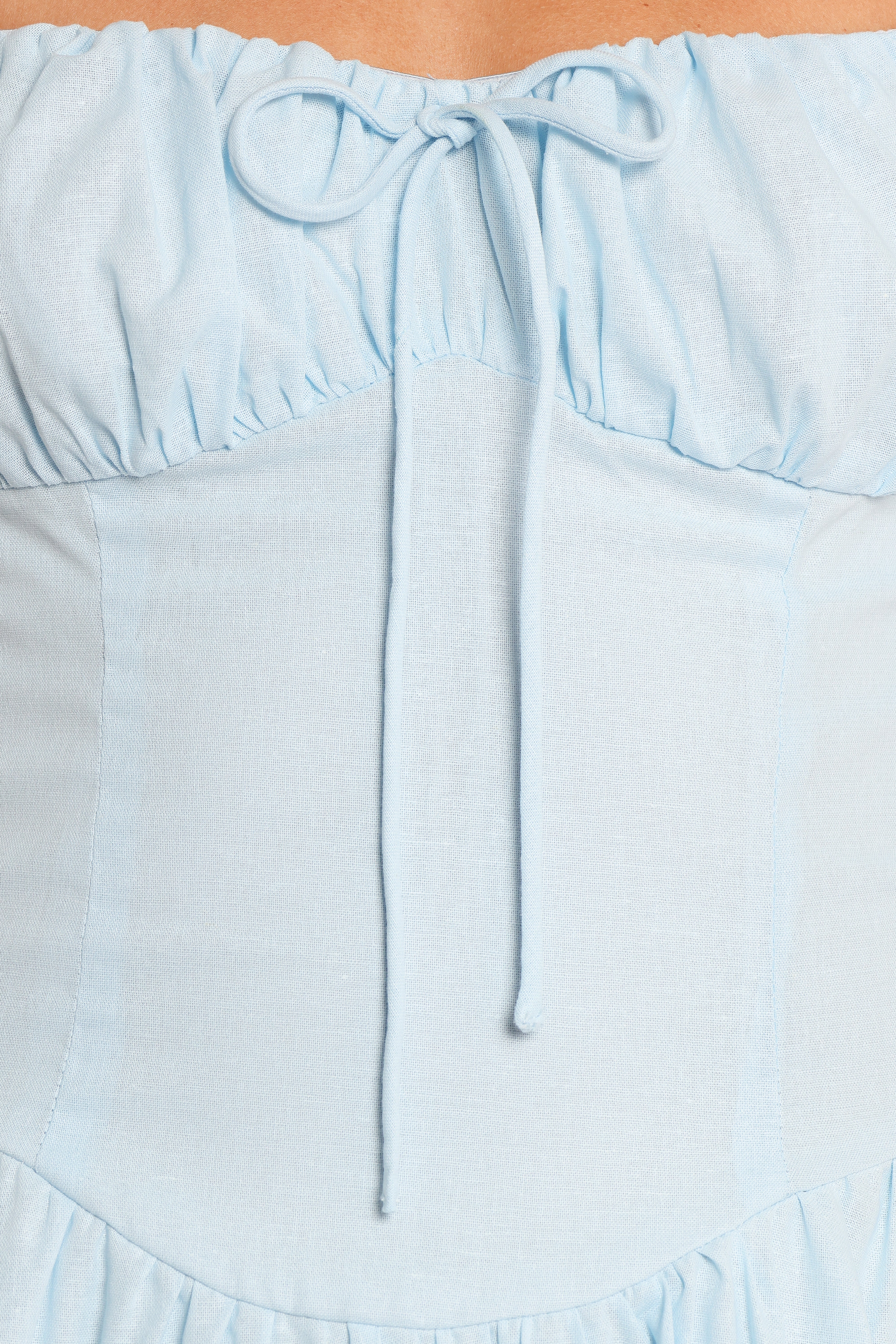 Leane Mini Dress - Soft Blue