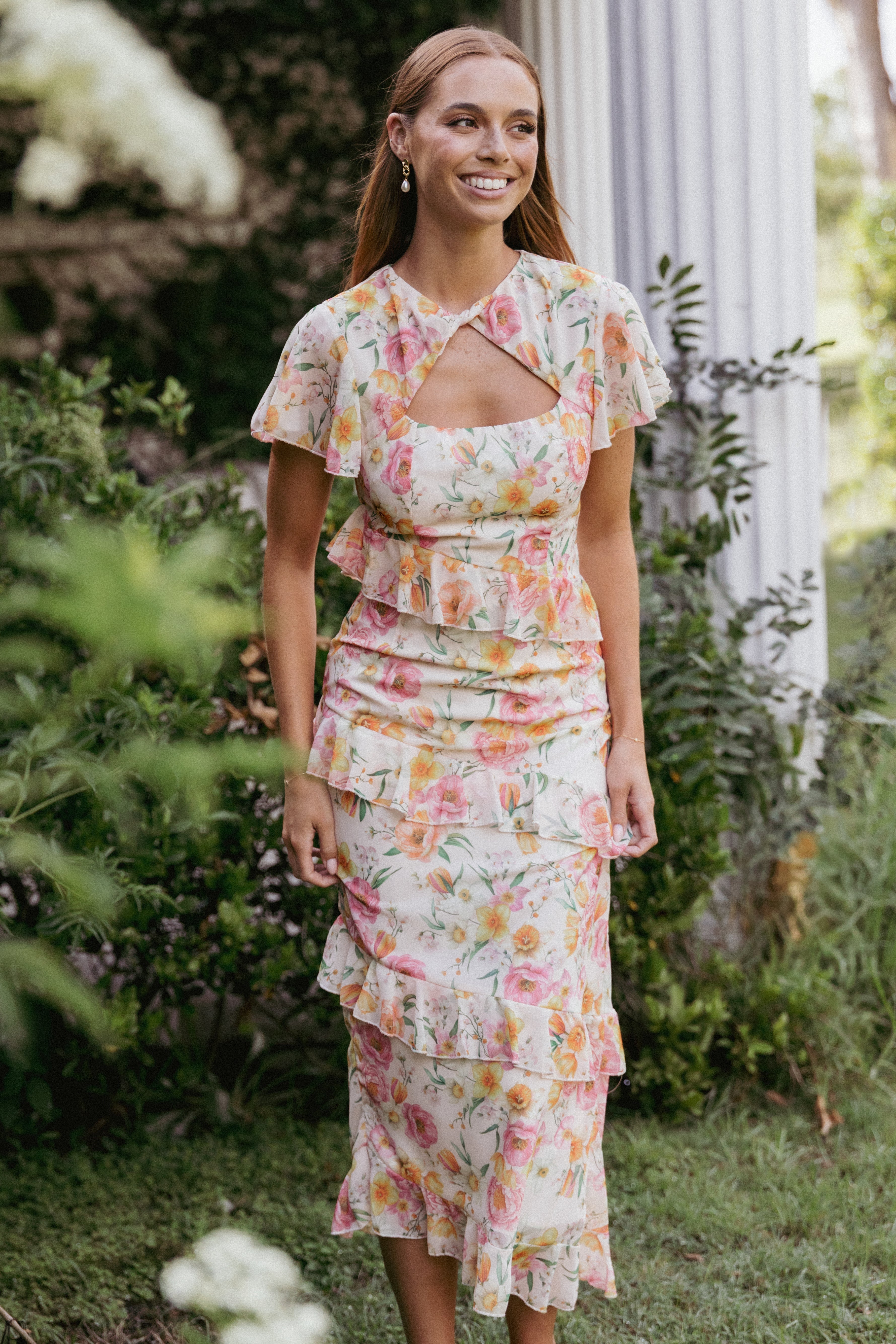 Leila Maxi Dress - Peony