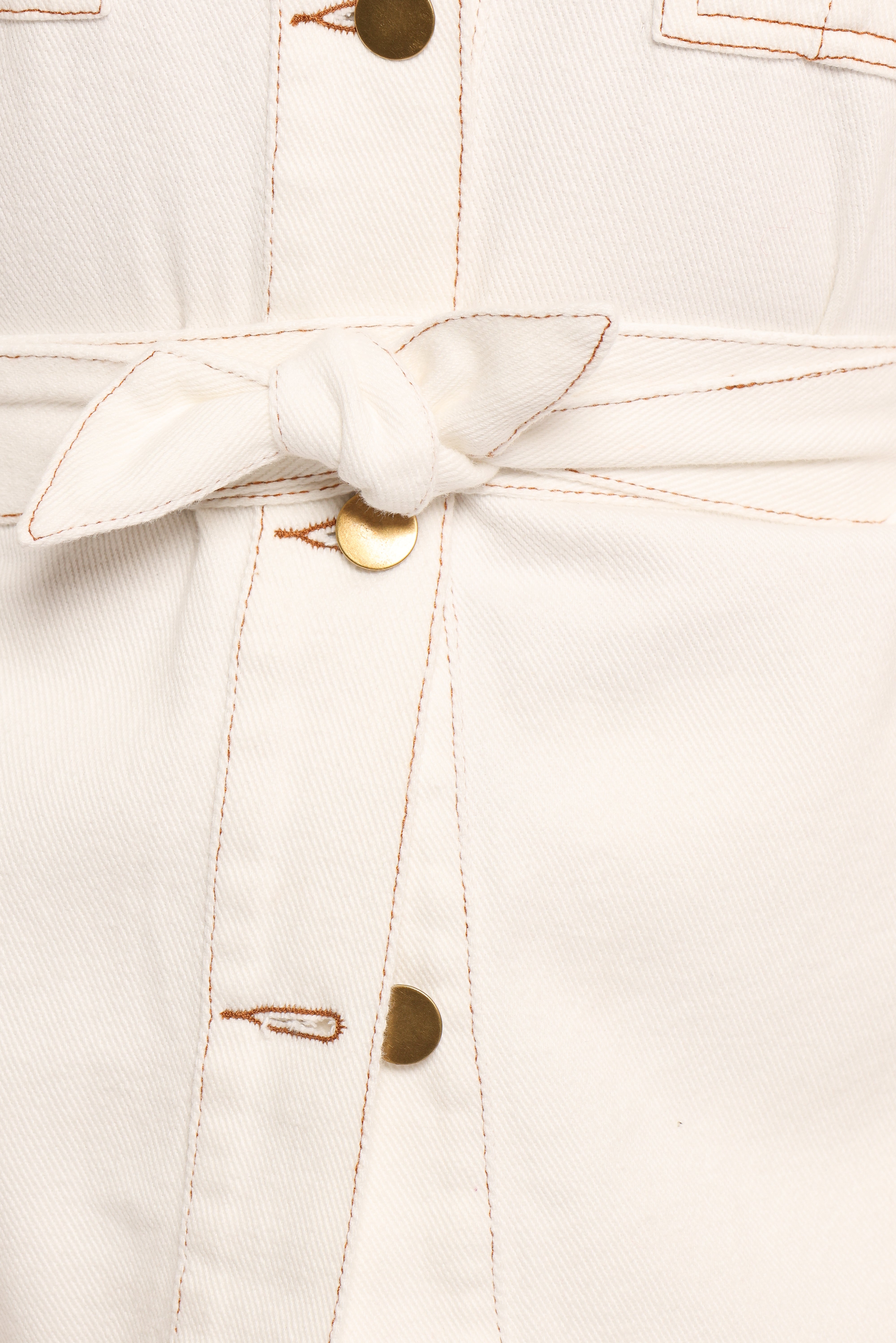 Lepal Denim Shirt - White