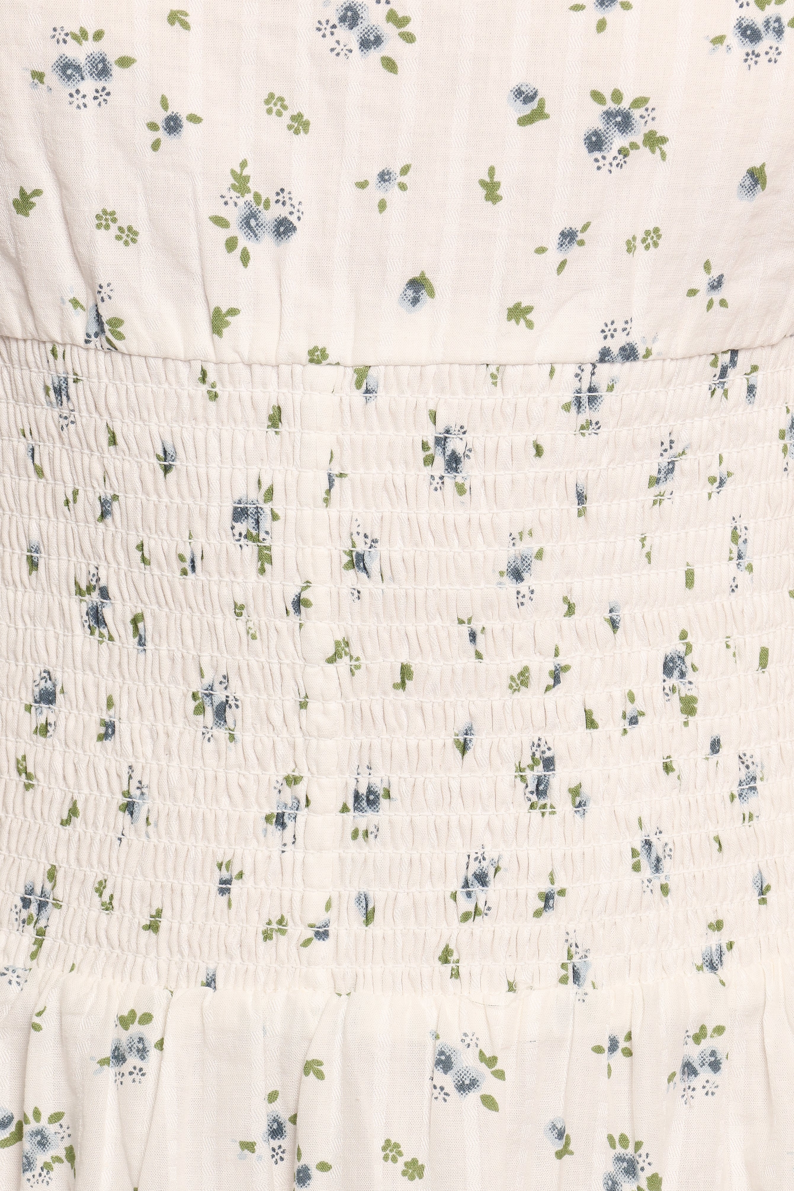 Leticia Midi Dress - Blue Ditsy Floral