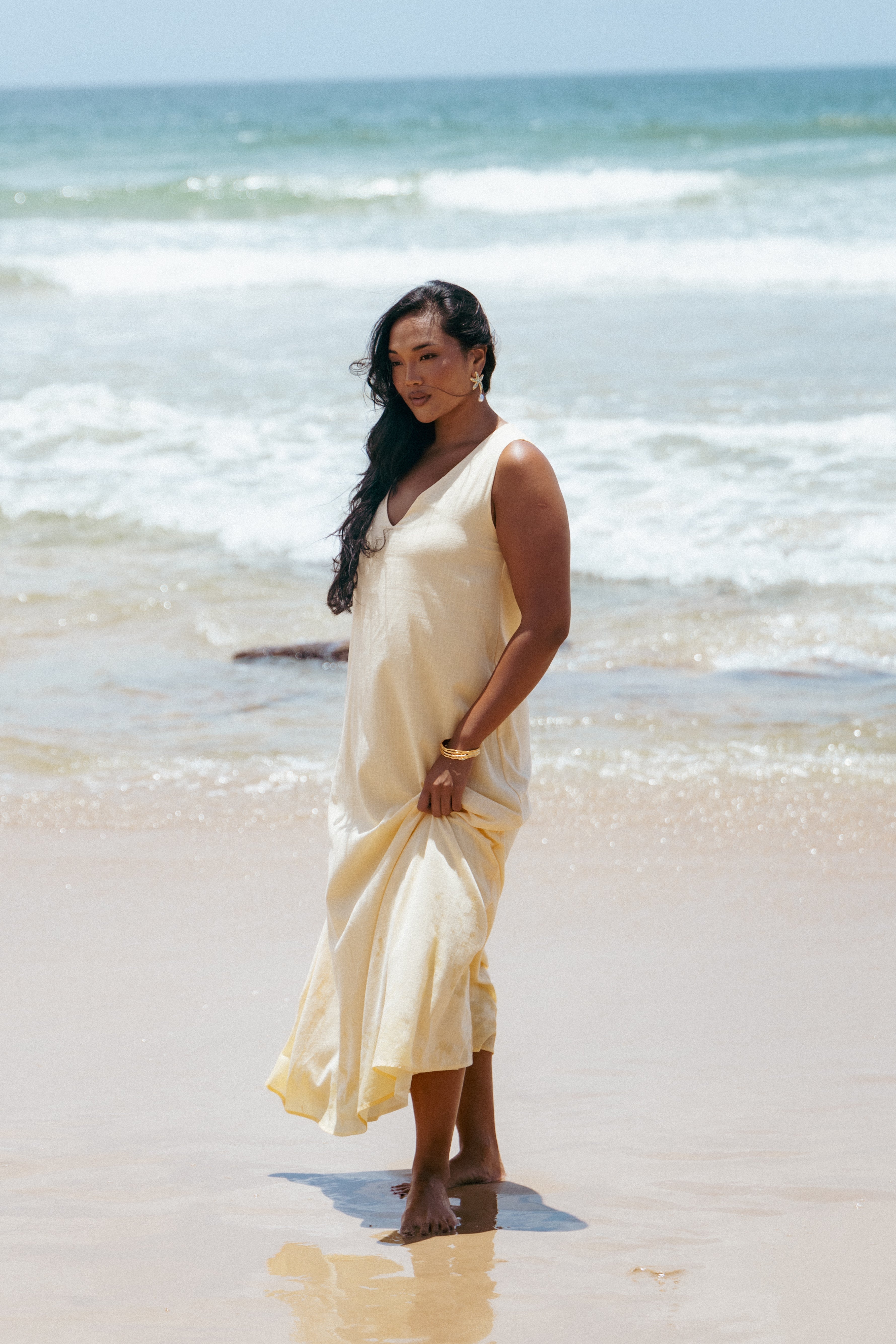 L¨ªa Maxi Dress - Lemon