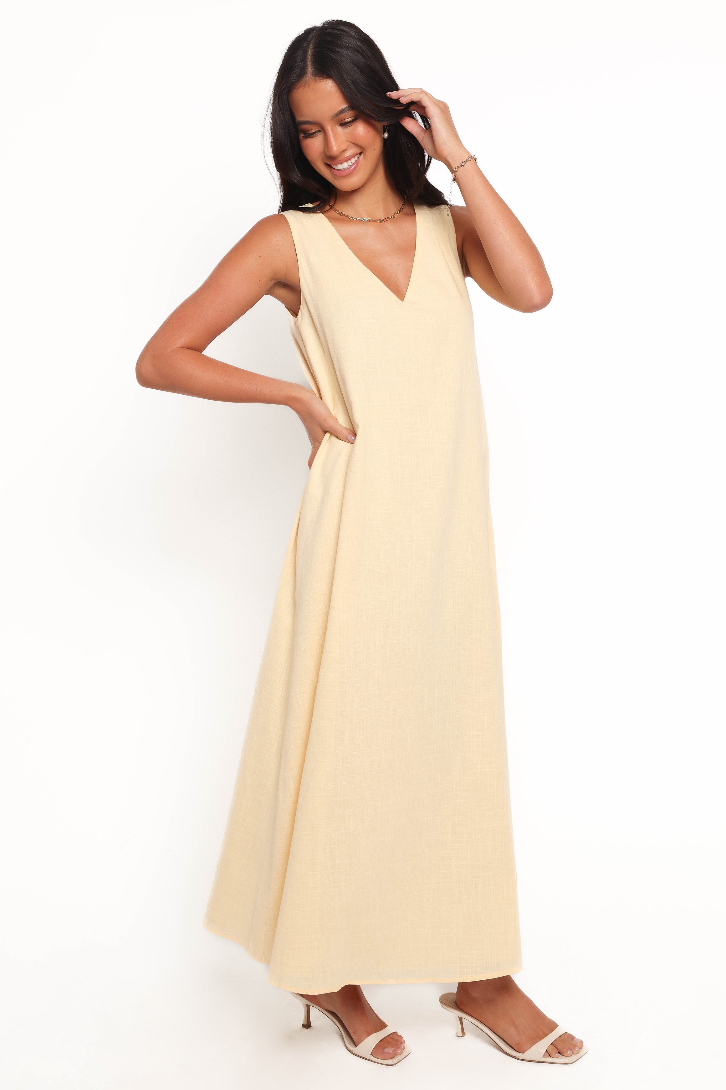 L¨ªa Maxi Dress - Lemon