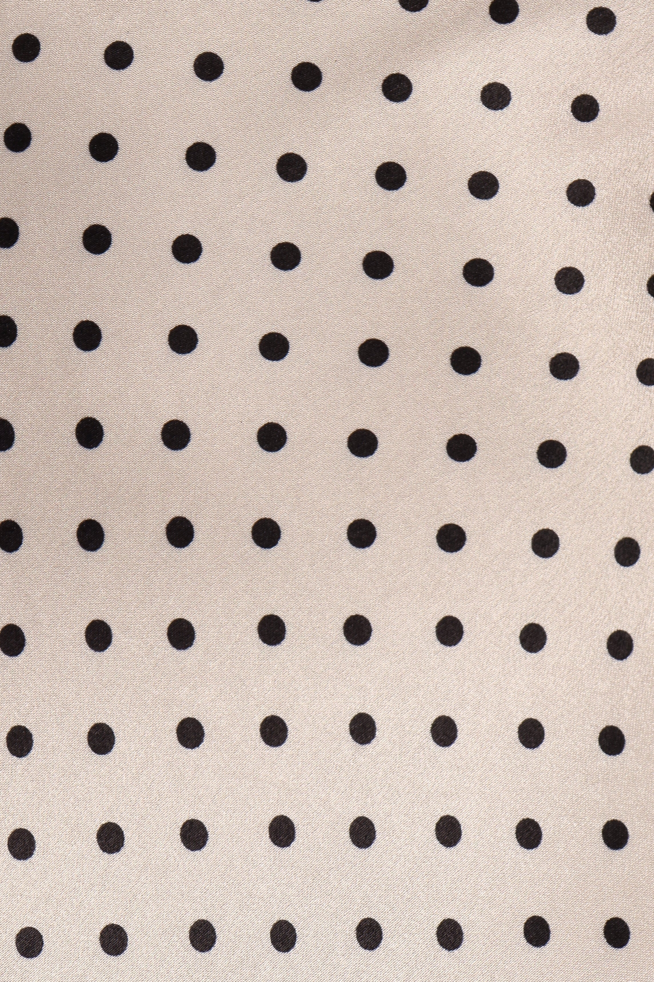 Lizza Maxi Dress - White Polkadot