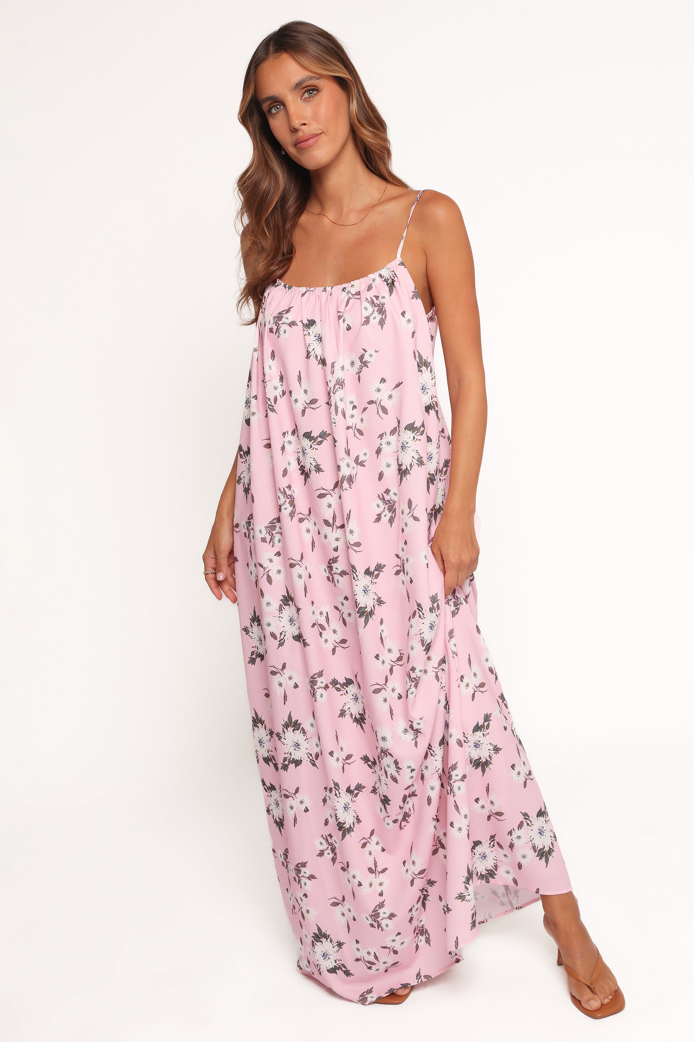 Lumina Maxi Dress - Pink Floral