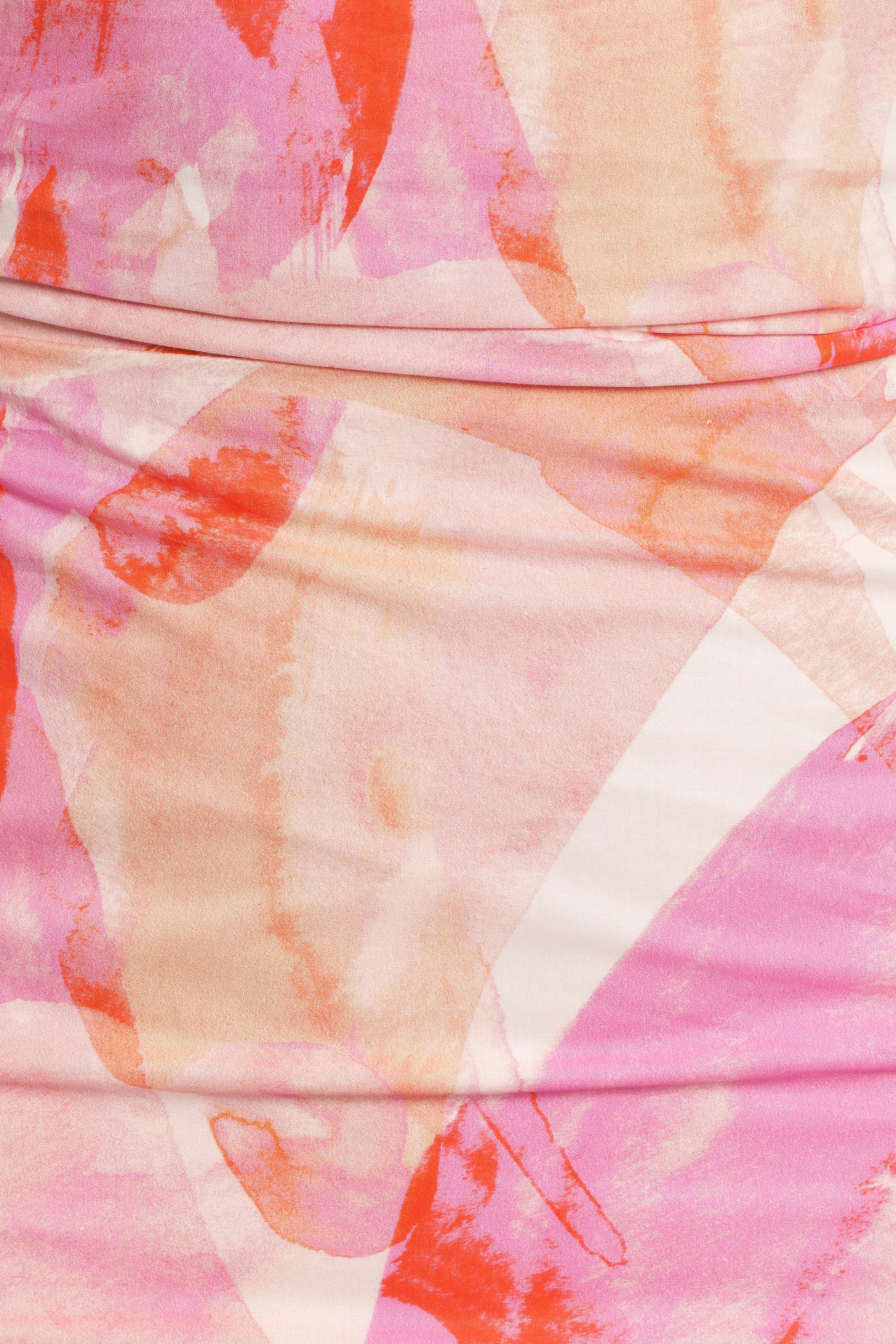 Mariella Off Shoulder Mini Dress - Pink Multi