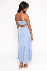 Nina Maxi Dress - Dusty Blue
