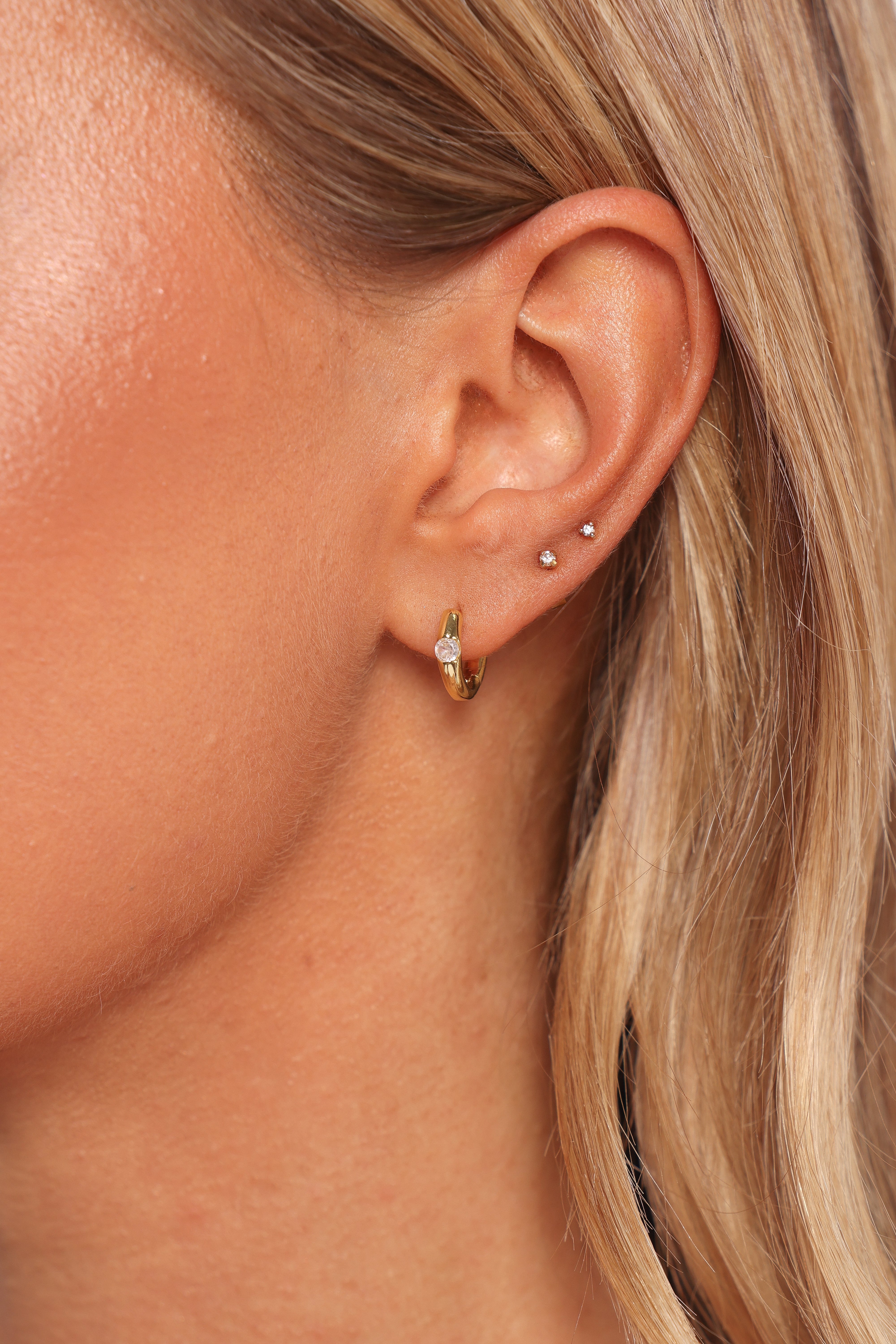 Java Earrings - Gold