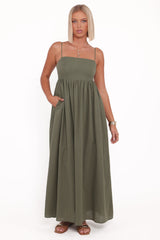 Odessa Maxi Dress - Palm Green