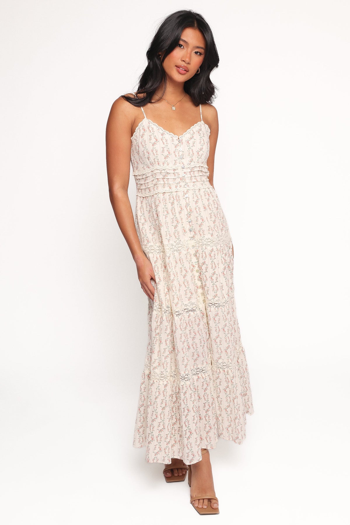 Orlaith Maxi Dress - Rose Garden