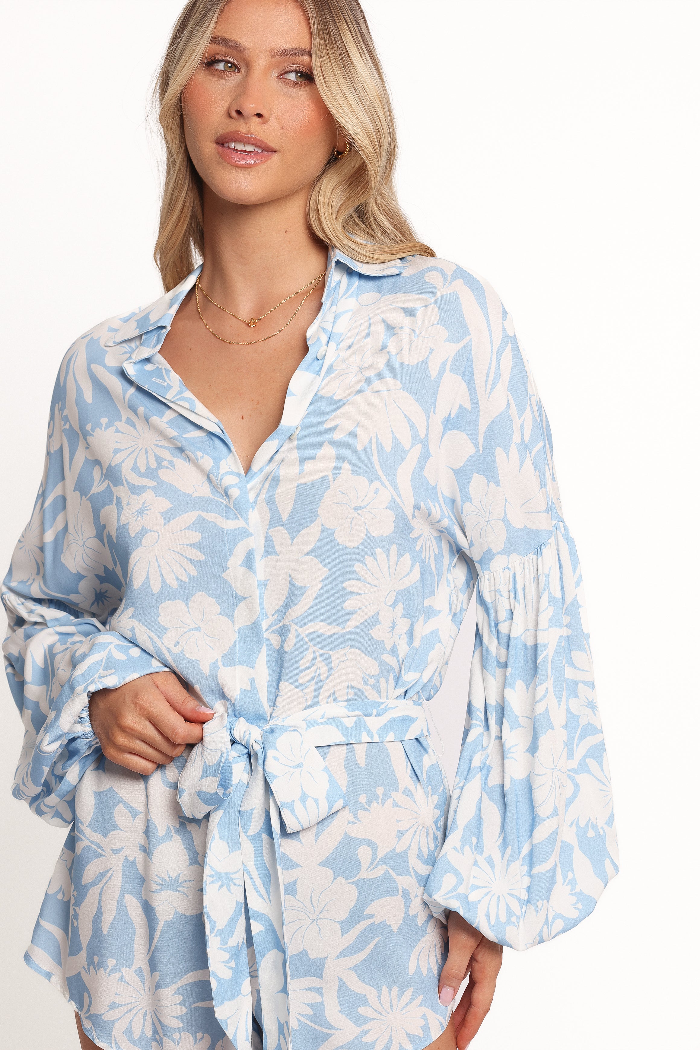 Pali Romper - Blue Floral