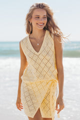 Palma Knit Top - Butter Yellow