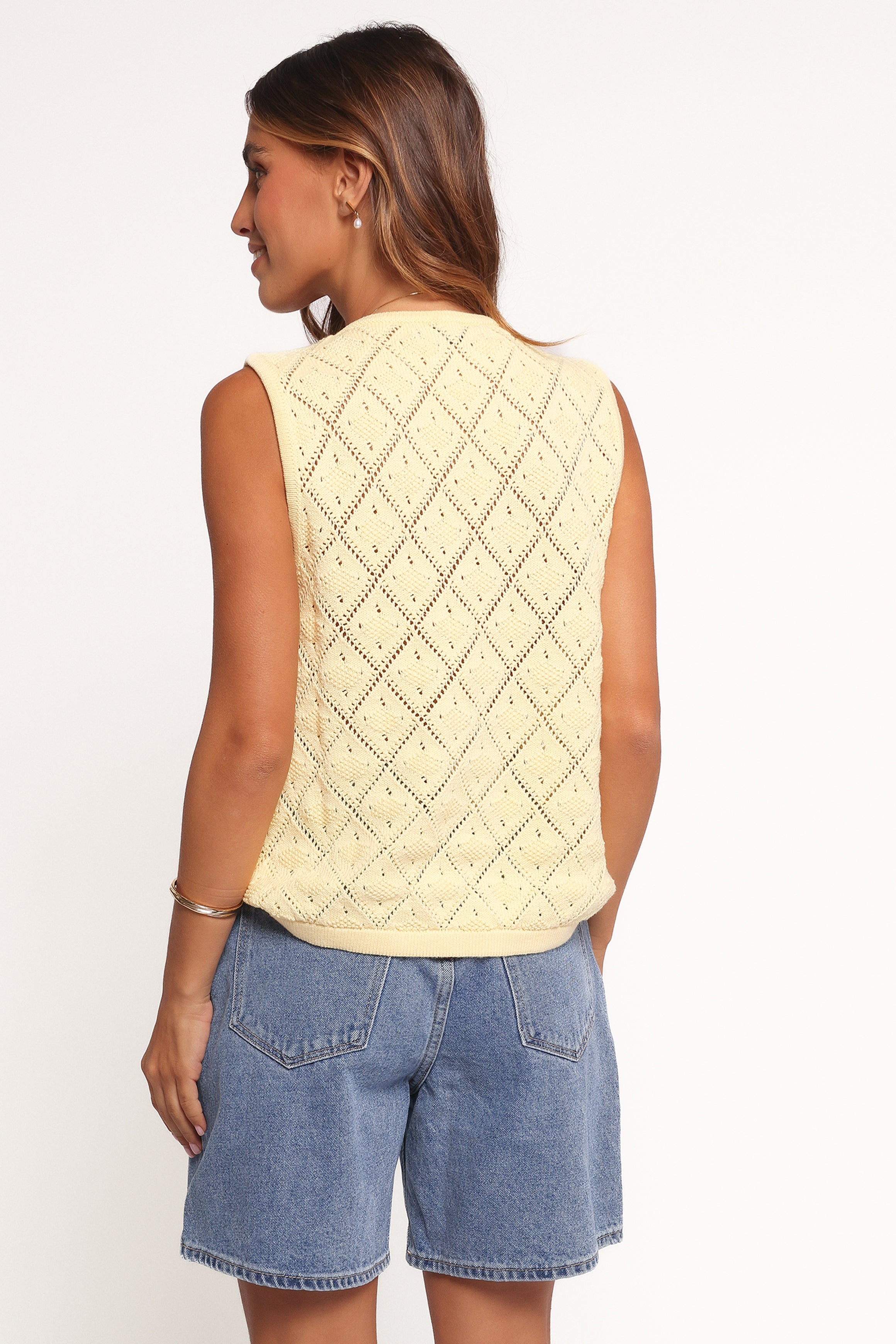 Palma Knit Top - Butter Yellow