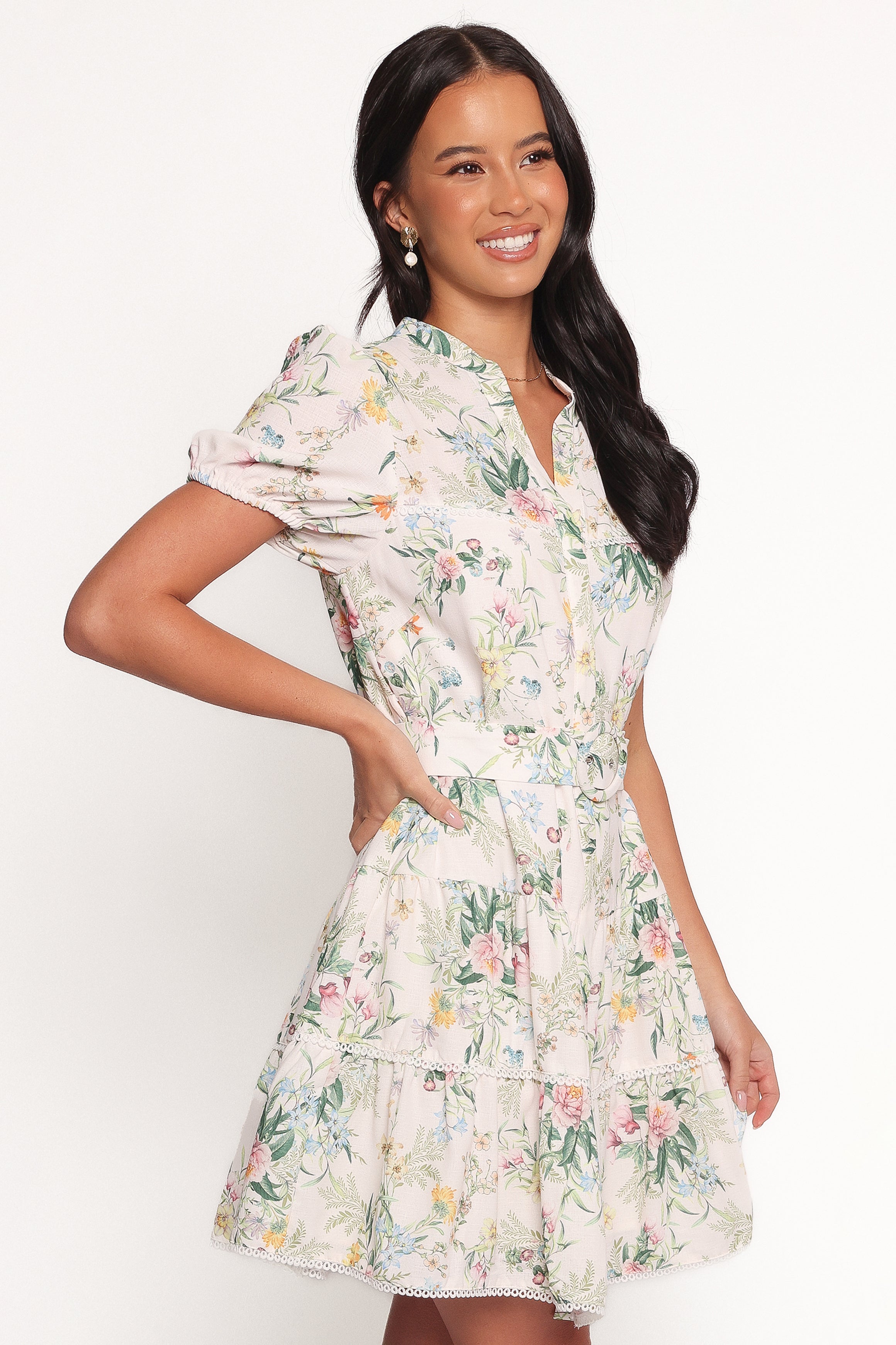 Paula Mini Dress - Multi Floral