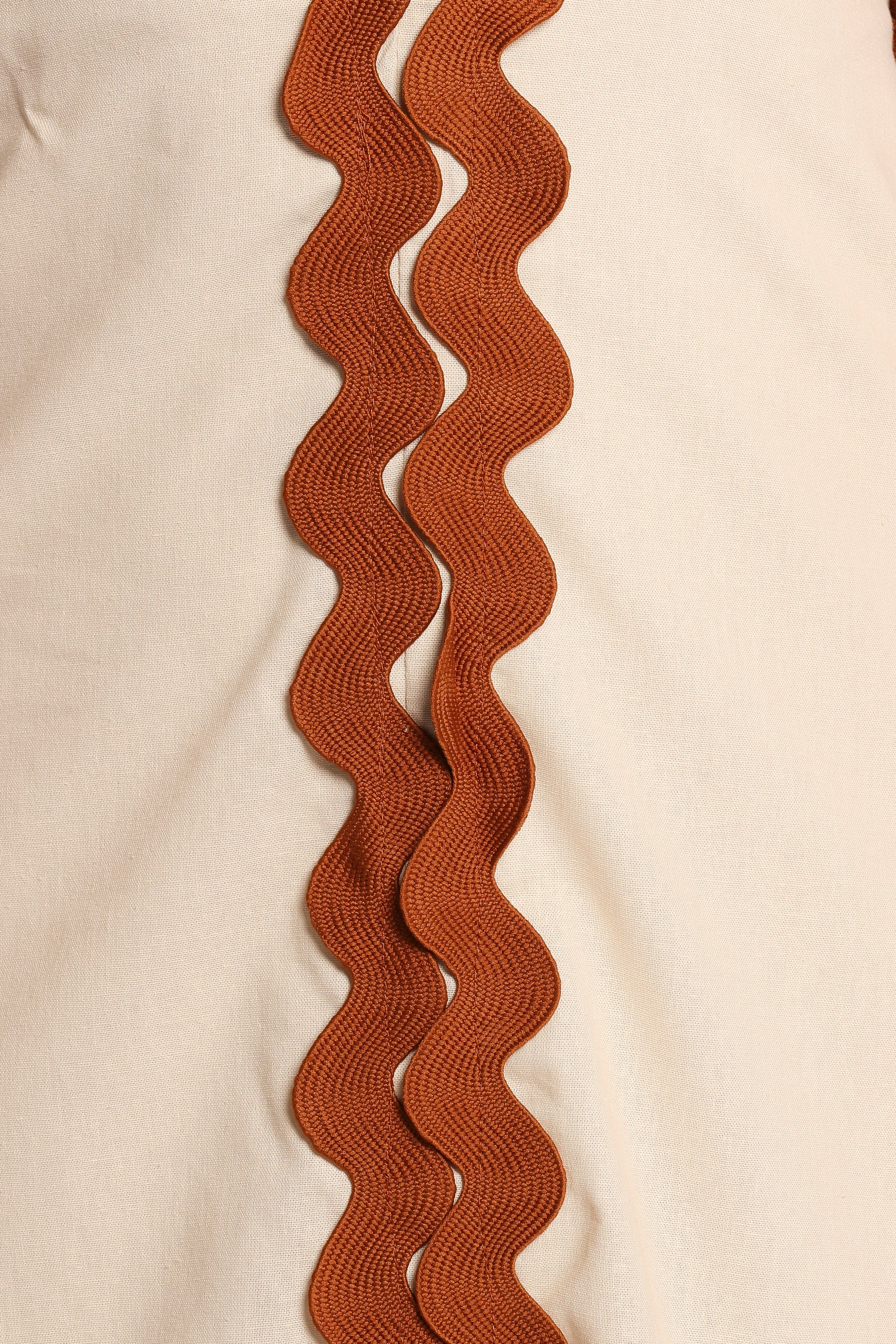 Quinley Maxi Dress - Brown/Cream