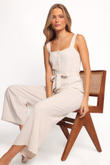 Rachel Jumpsuit - Beige