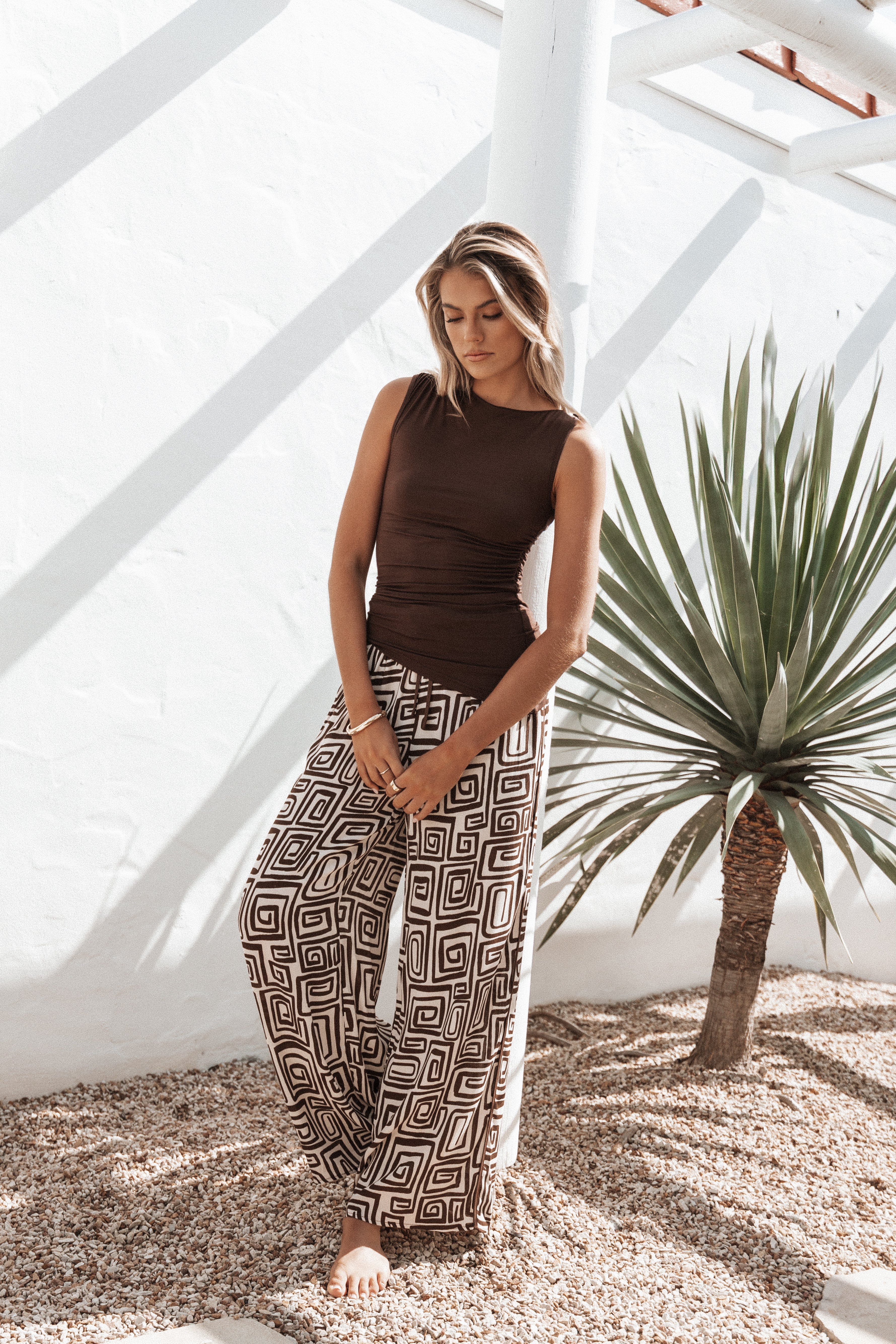 Romy Top - Chocolate Brown