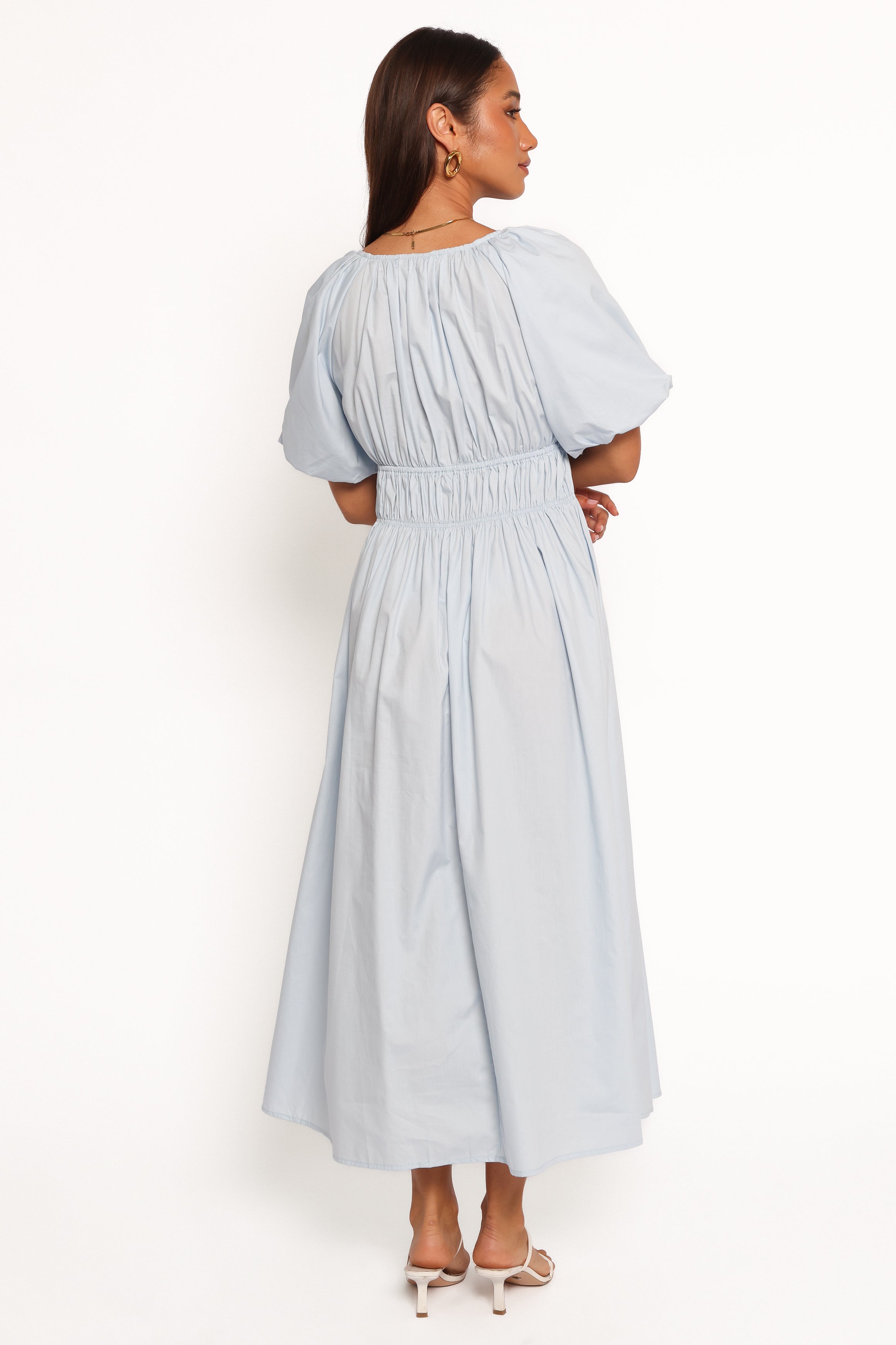 Rozie Midi Dress - Baby Blue