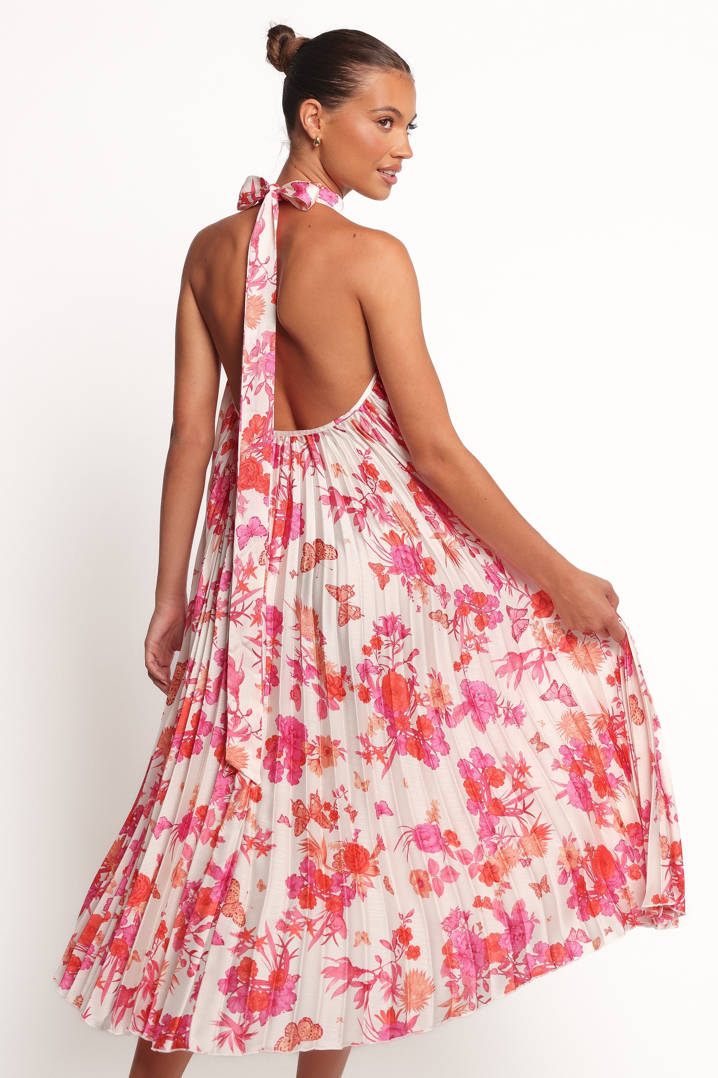 Sirmione Maxi Dress - Pink Floral