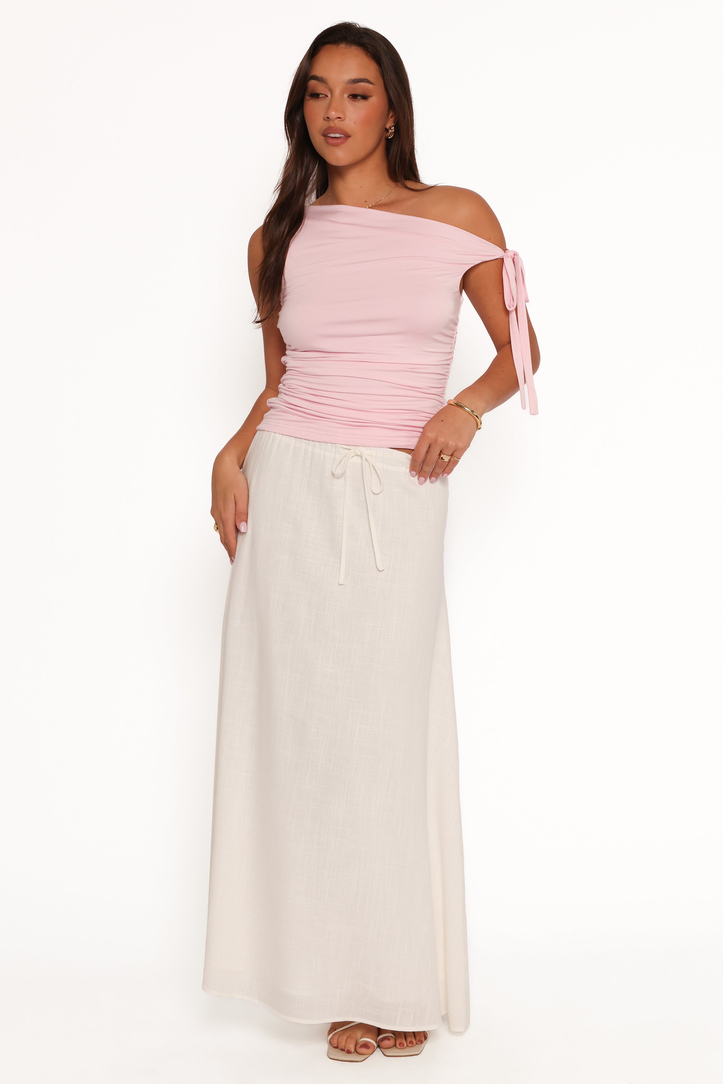 Stevie Maxi Skirt - White