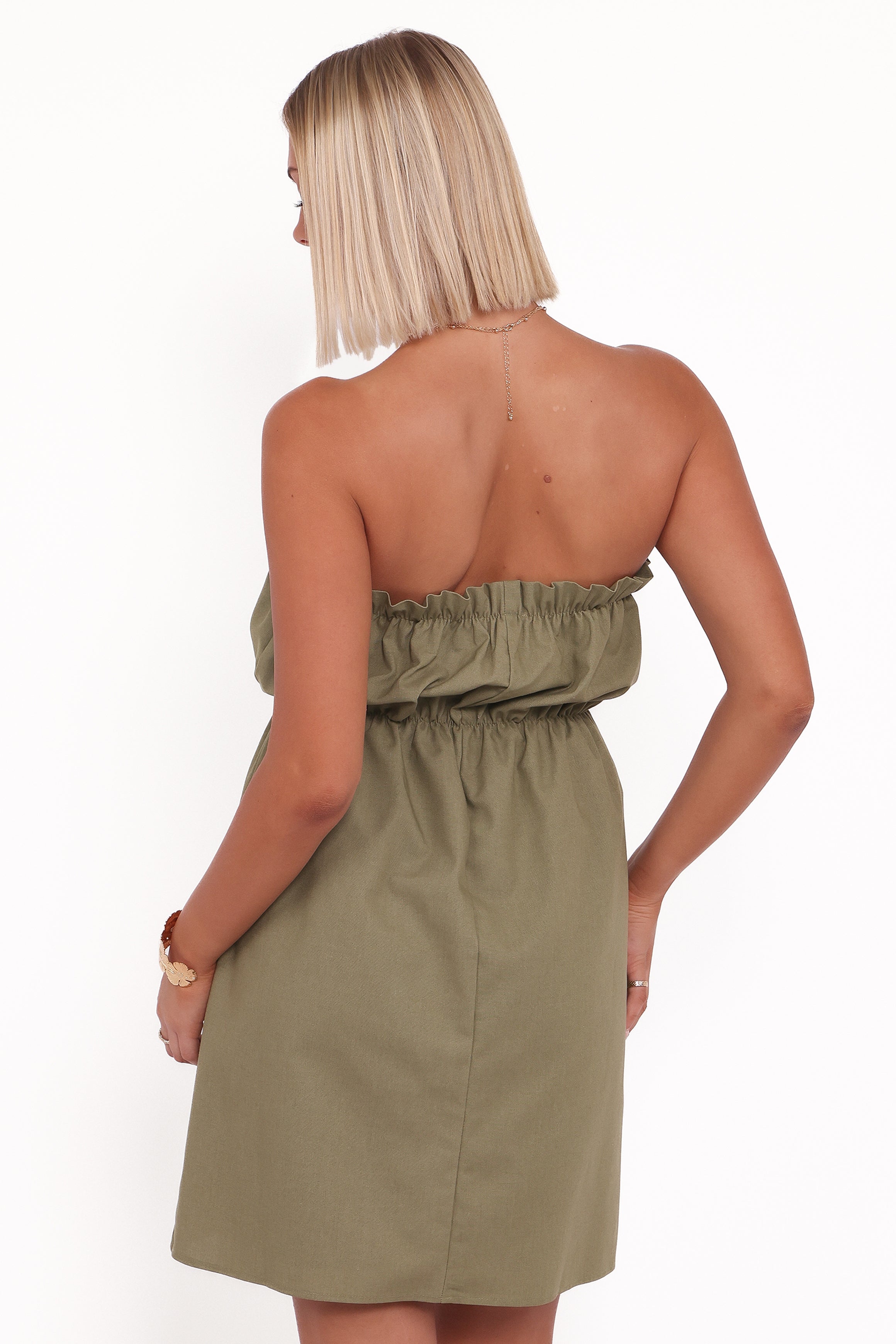 Stratton Mini Dress - Leaf Green