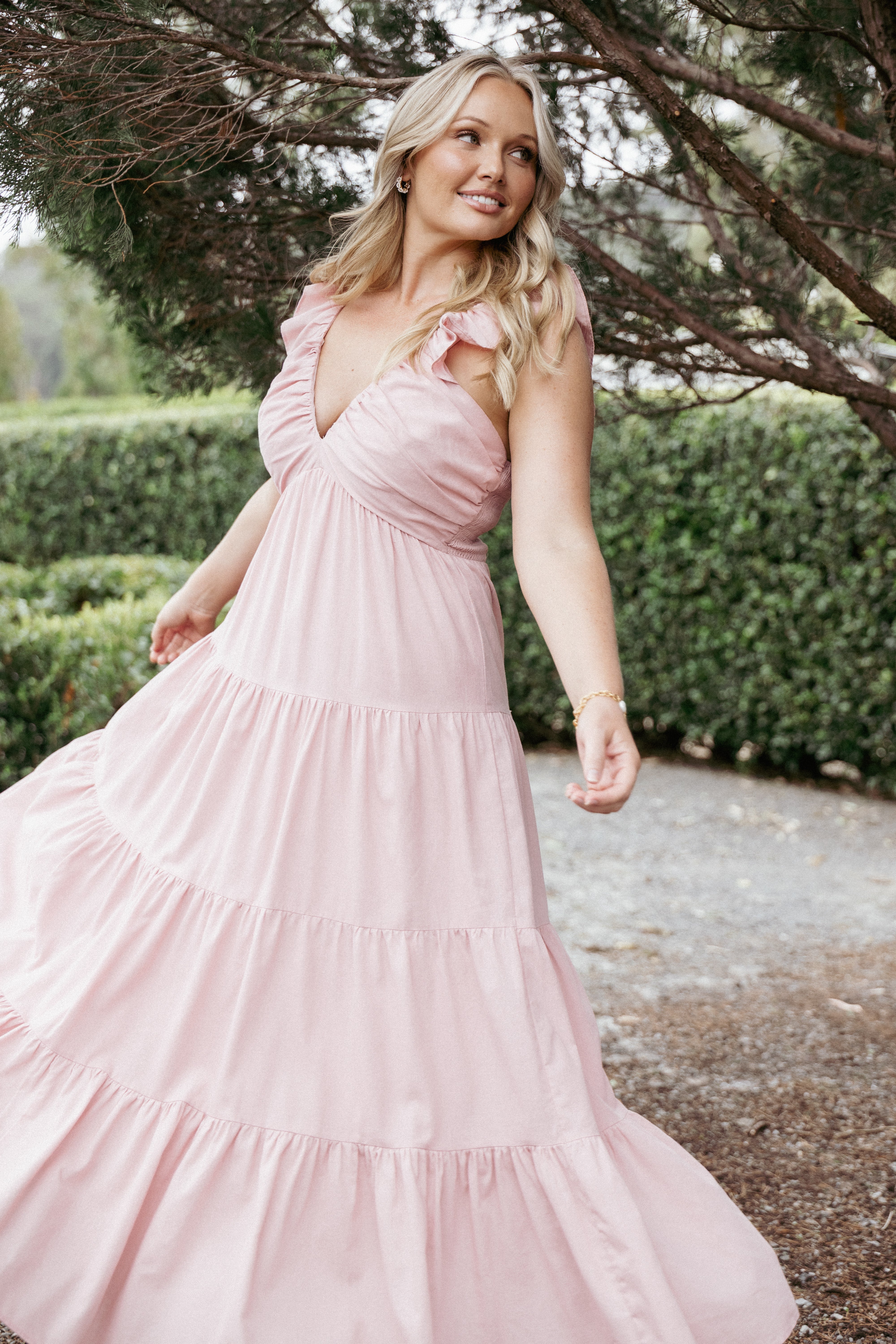 Susie Maxi Dress - Pink