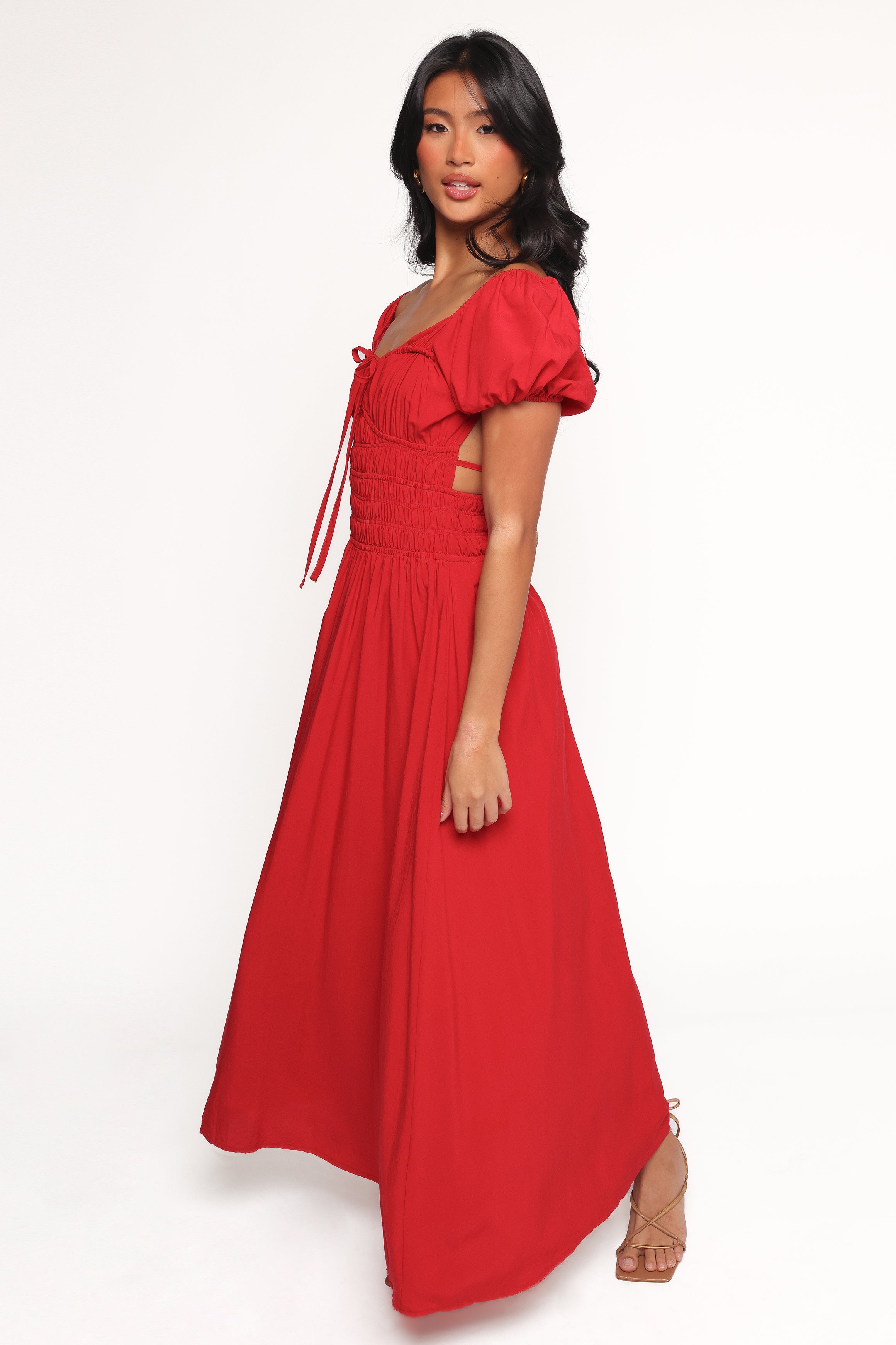 Theodora Maxi Dress - Red