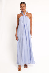 Theophania Maxi Dress - Pale Blue