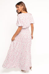 Thomas Maxi Dress - Pink Ditsy Floral